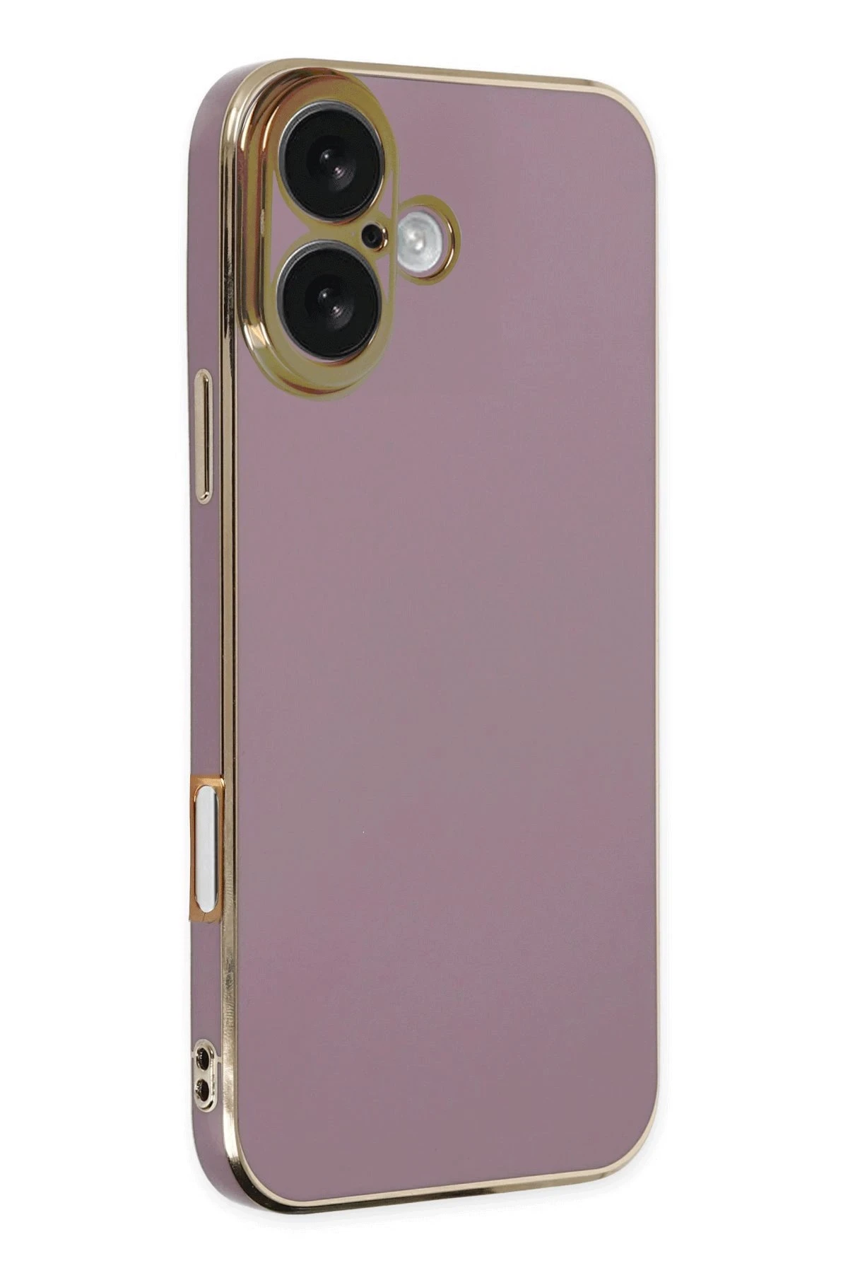 Newface iPhone 16 Kılıf Volet Silikon - Mor