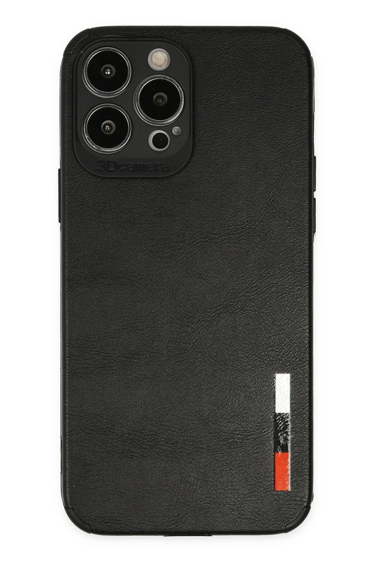 Newface iPhone 13 Pro Kılıf Loop Deri Silikon - Siyah