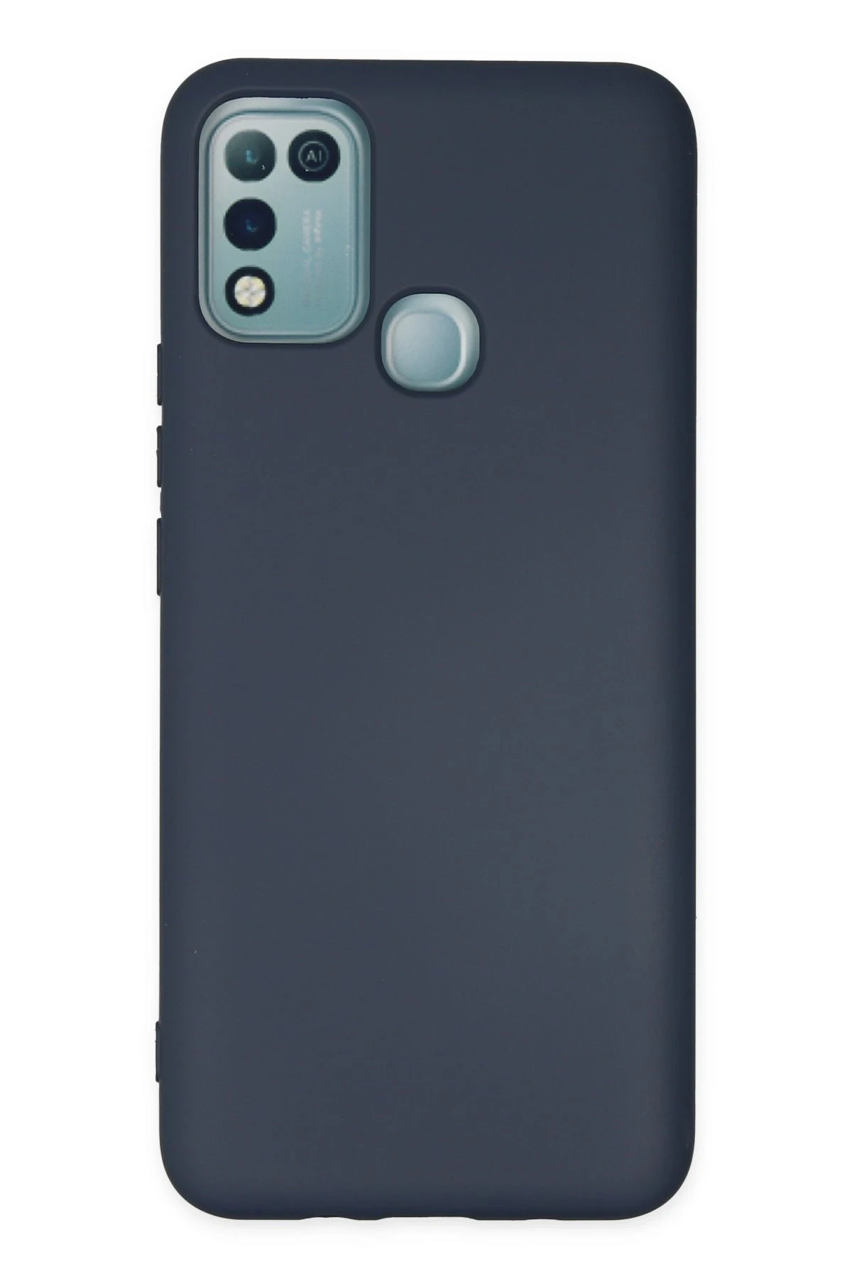 Newface İnfinix Hot 10 Play Kılıf Nano içi Kadife Silikon - Lacivert