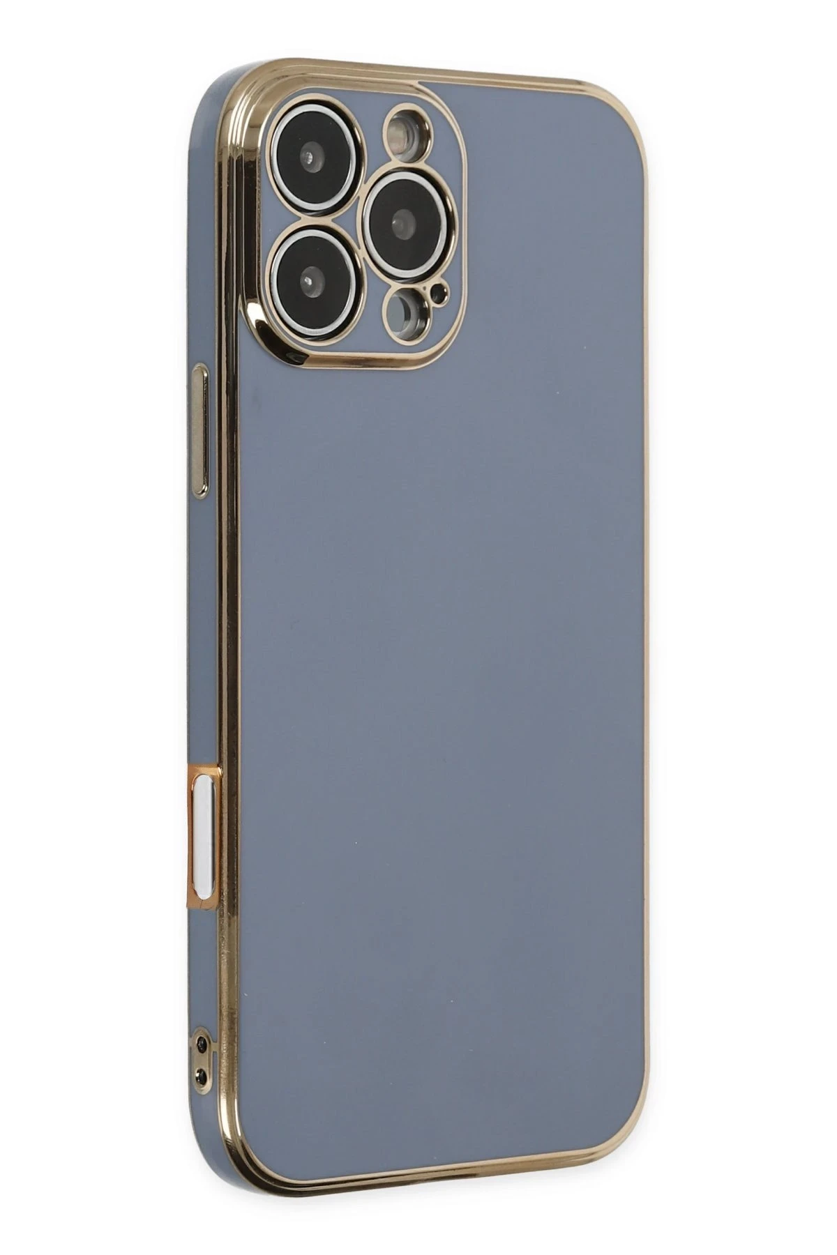 Newface iPhone 16 Pro Max Kılıf Volet Silikon - Mavi