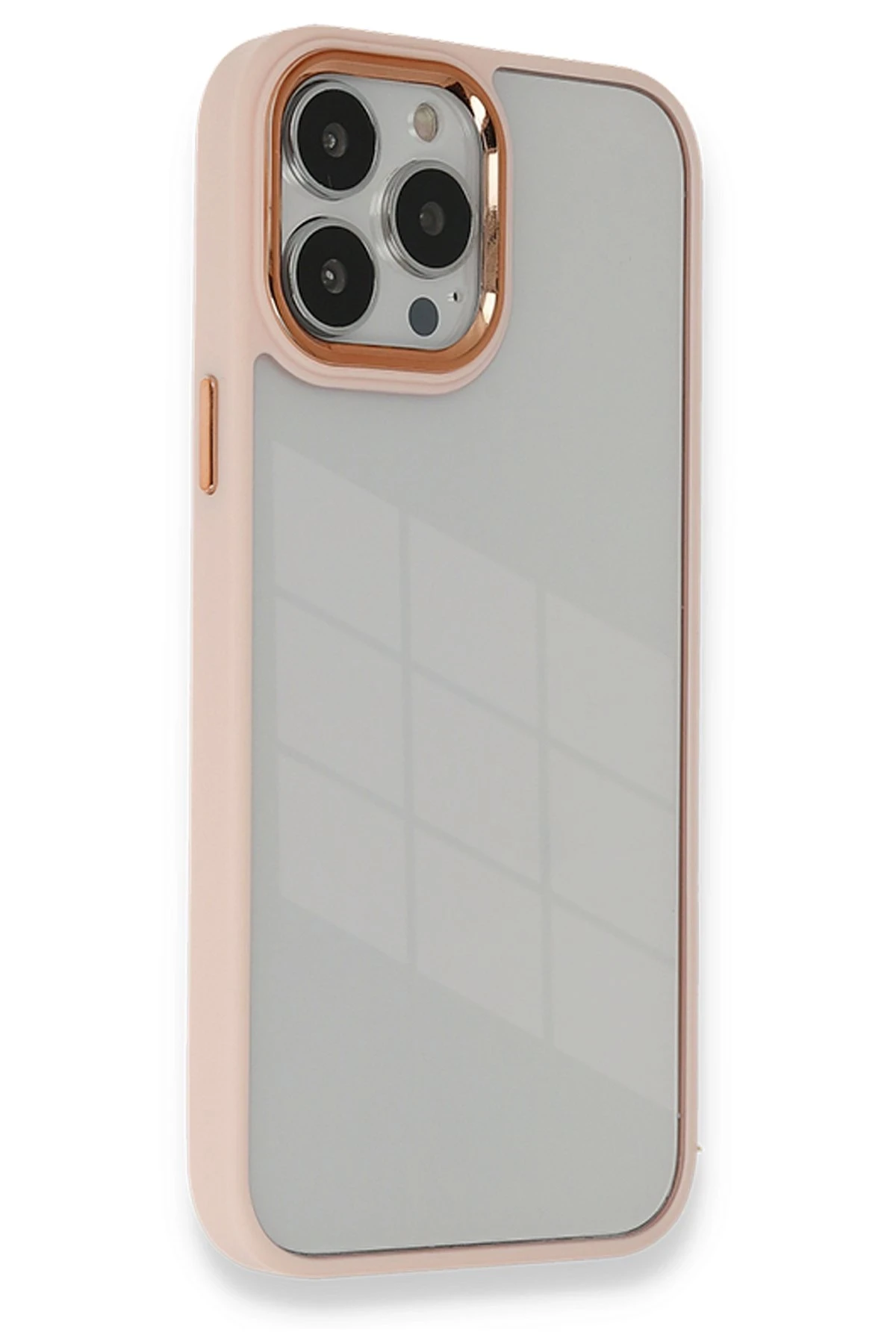 Newface iPhone 14 Pro Kılıf Dora Kapak - Pudra