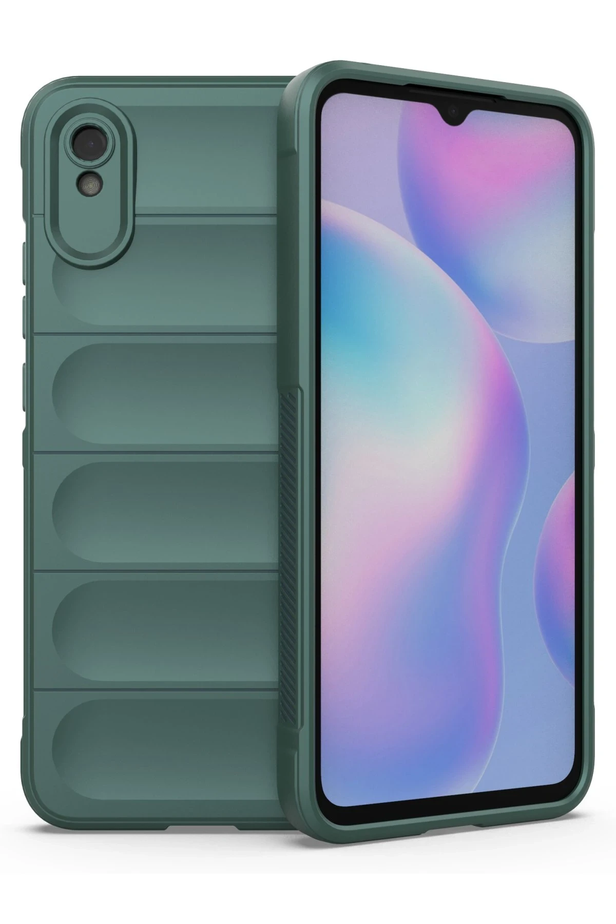Newface Xiaomi Redmi 9A Kılıf Optimum Silikon - Koyu Yeşil