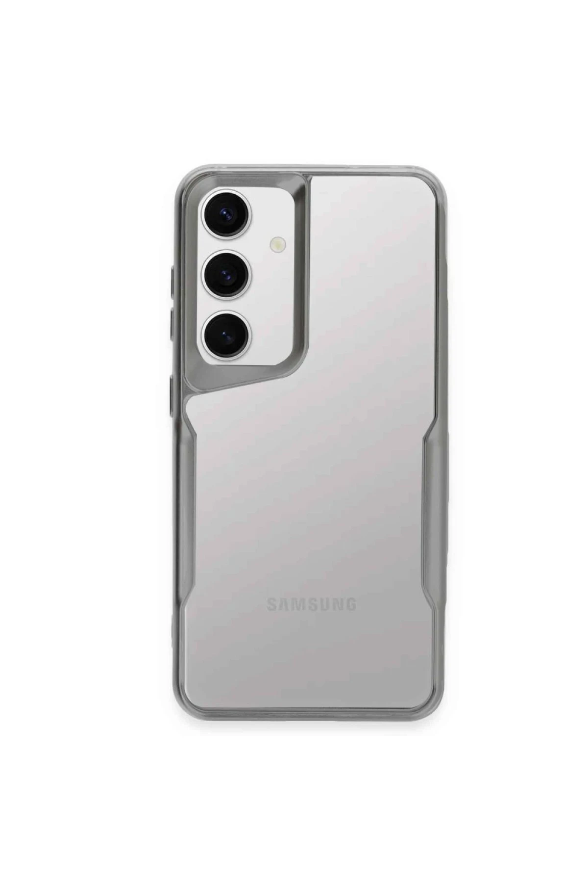 Newface Samsung Galaxy A05S Kılıf Boyi Silikon Kapak - Gümüş