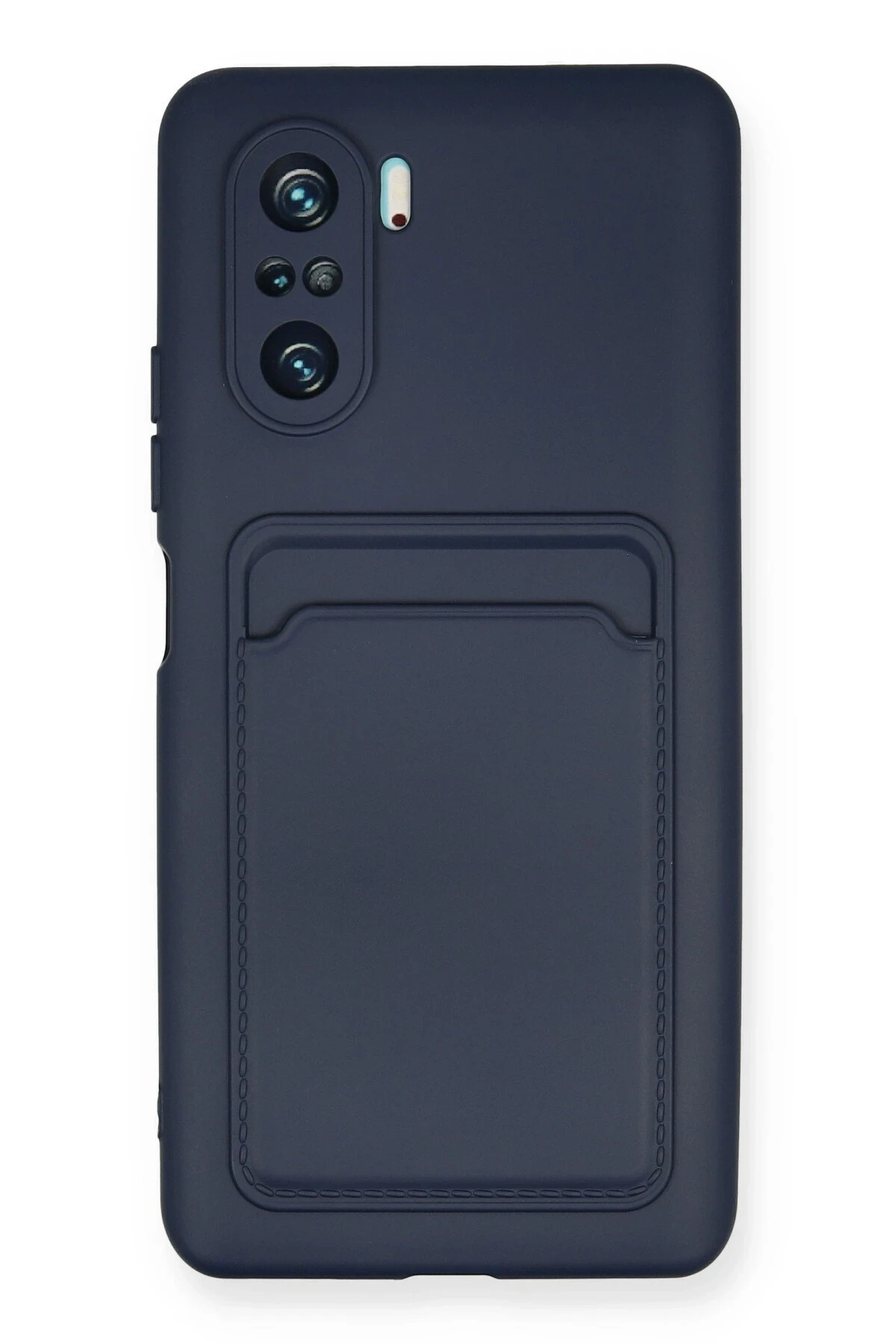 Newface Xiaomi Mi 11i Kılıf Kelvin Kartvizitli Silikon - Lacivert