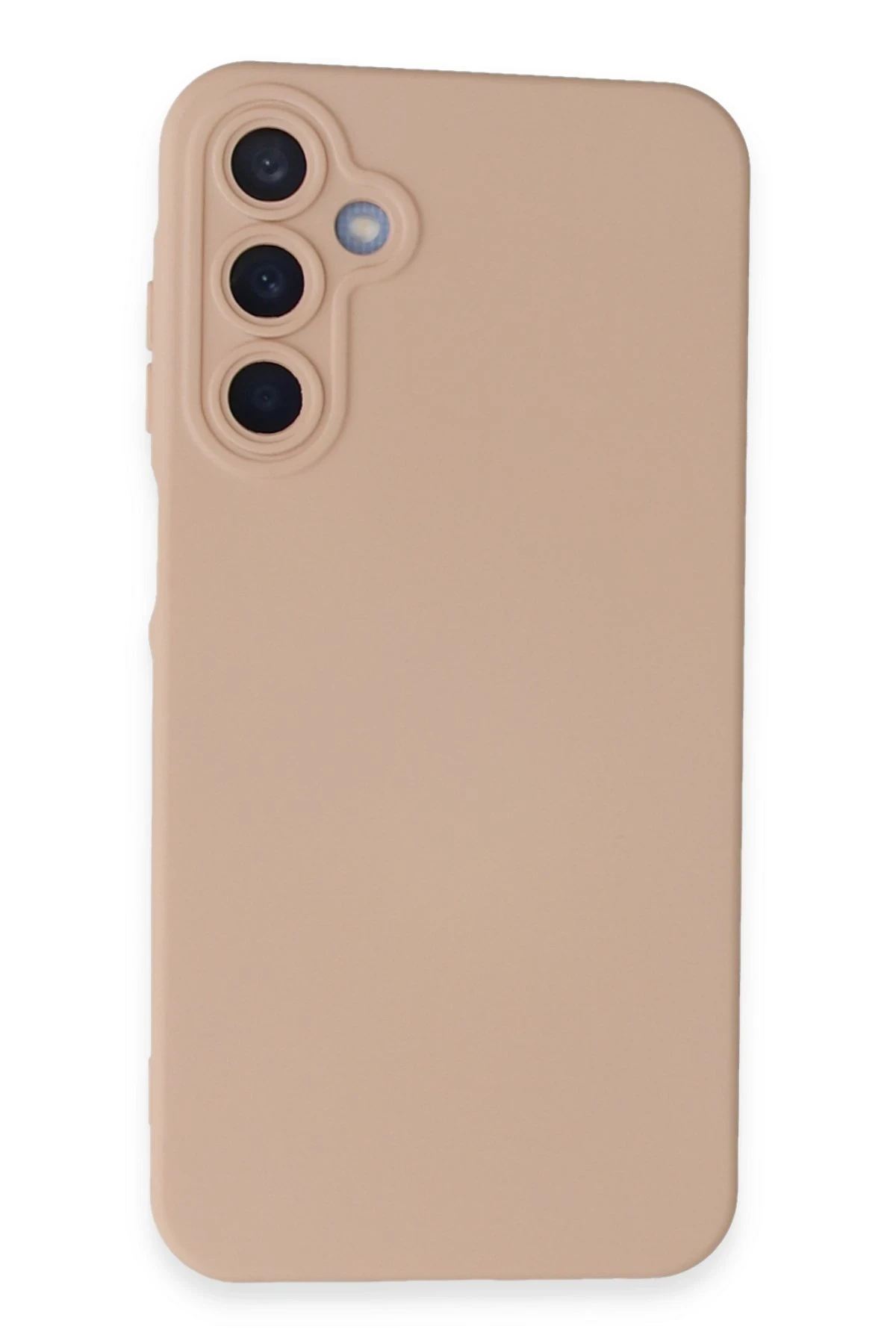 Newface Samsung Galaxy A05S Kılıf Nano içi Kadife Silikon - Pudra