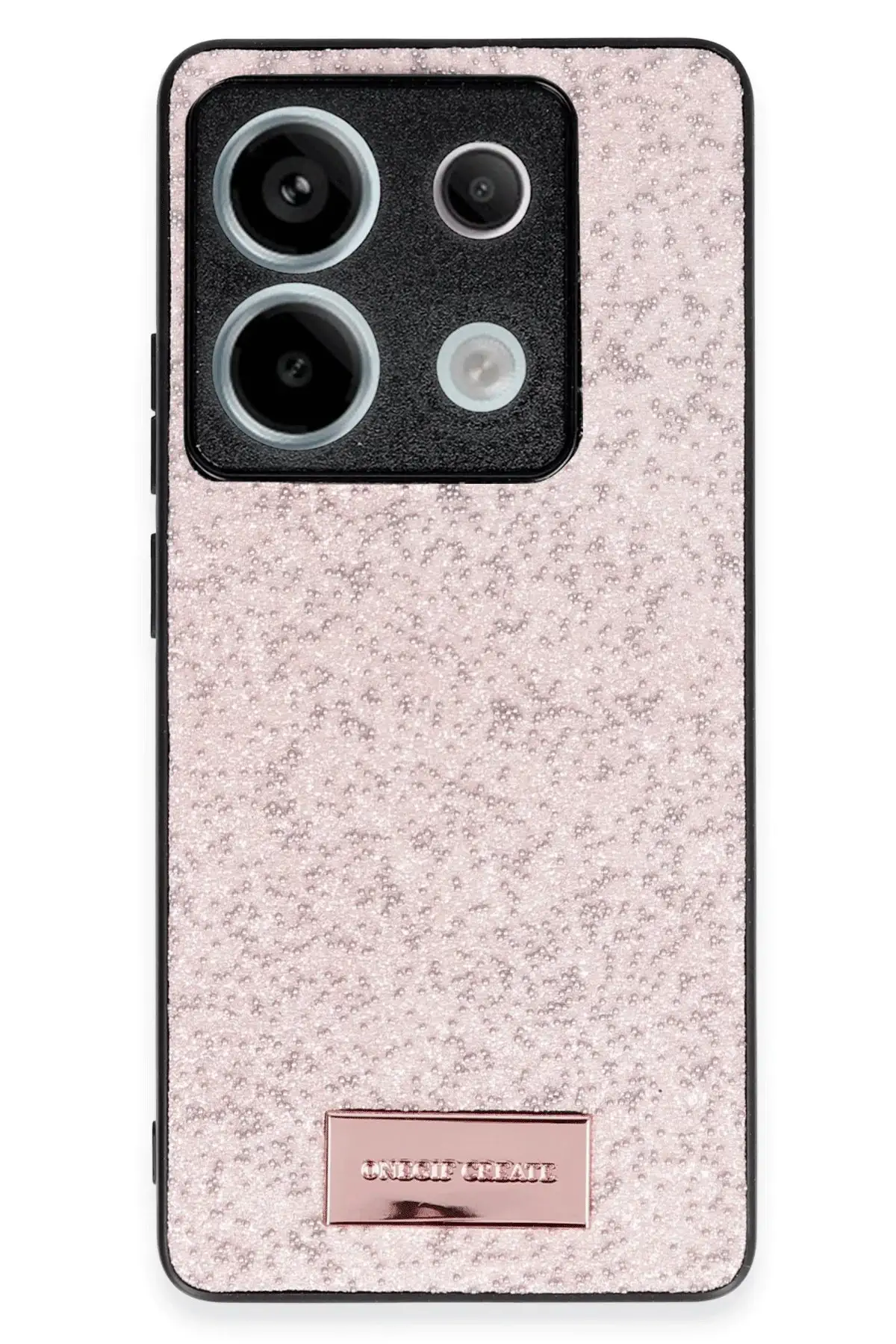 Onegif Xiaomi Redmi Note 13 Pro 5G Bright Simli Kapak - Pembe