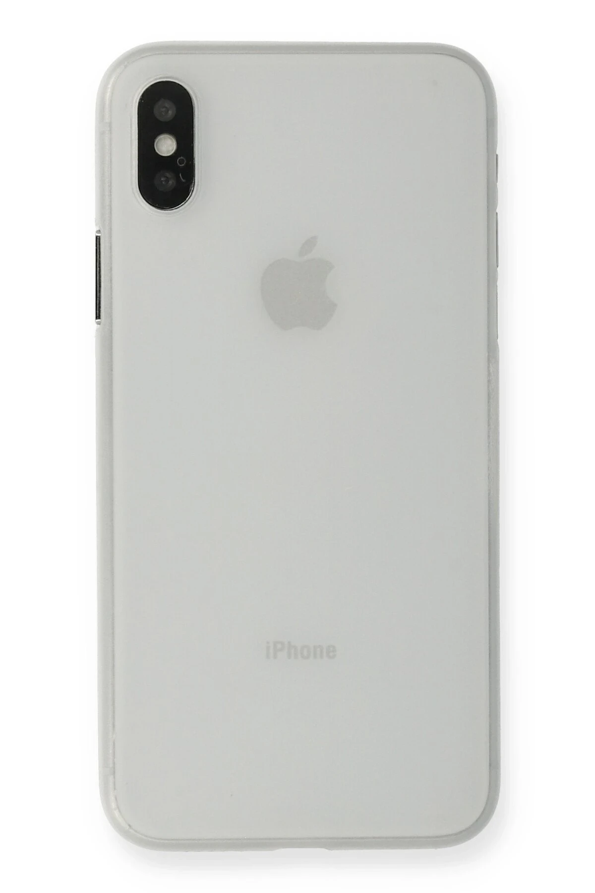 Newface iPhone XS Max Kılıf PP Ultra İnce Kapak - Beyaz