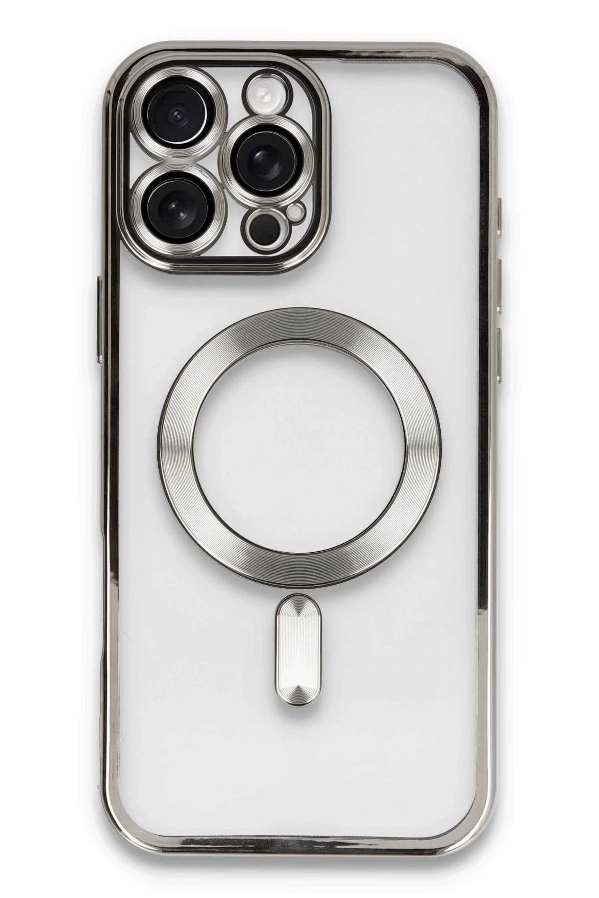 Newface iPhone 16 Pro Max Kılıf Kross Magneticsafe Kapak - Titan Gri