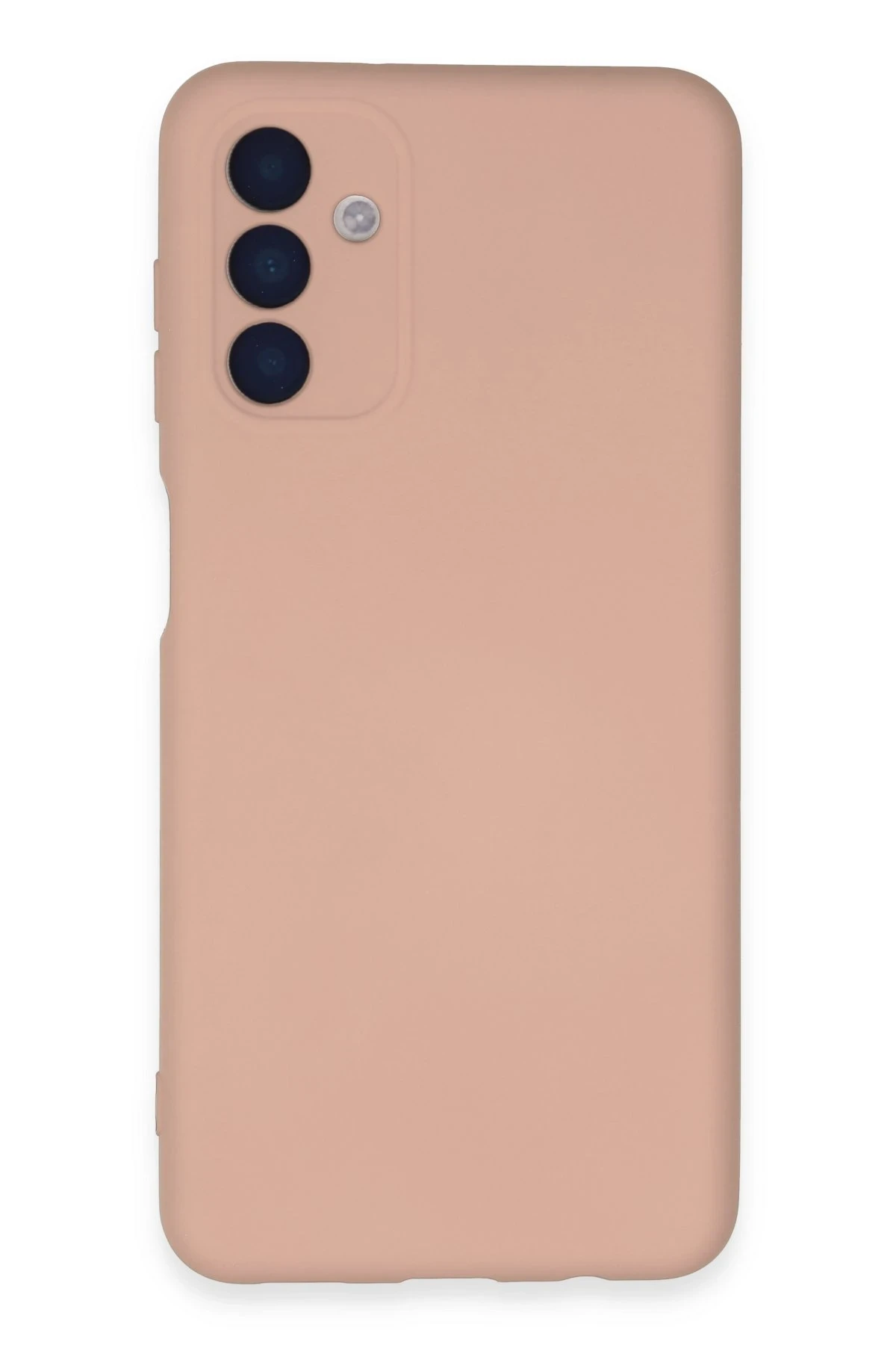 Newface Samsung Galaxy A24 4G Kılıf Nano içi Kadife Silikon - Pudra
