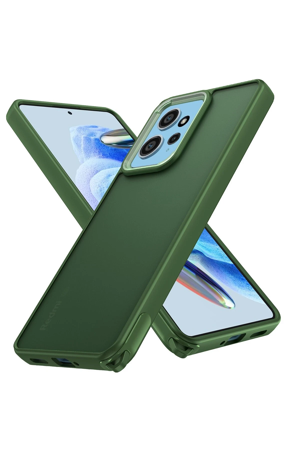 Newface Xiaomi Redmi Note 12 4G Kılıf Elegant Kapak - Yeşil