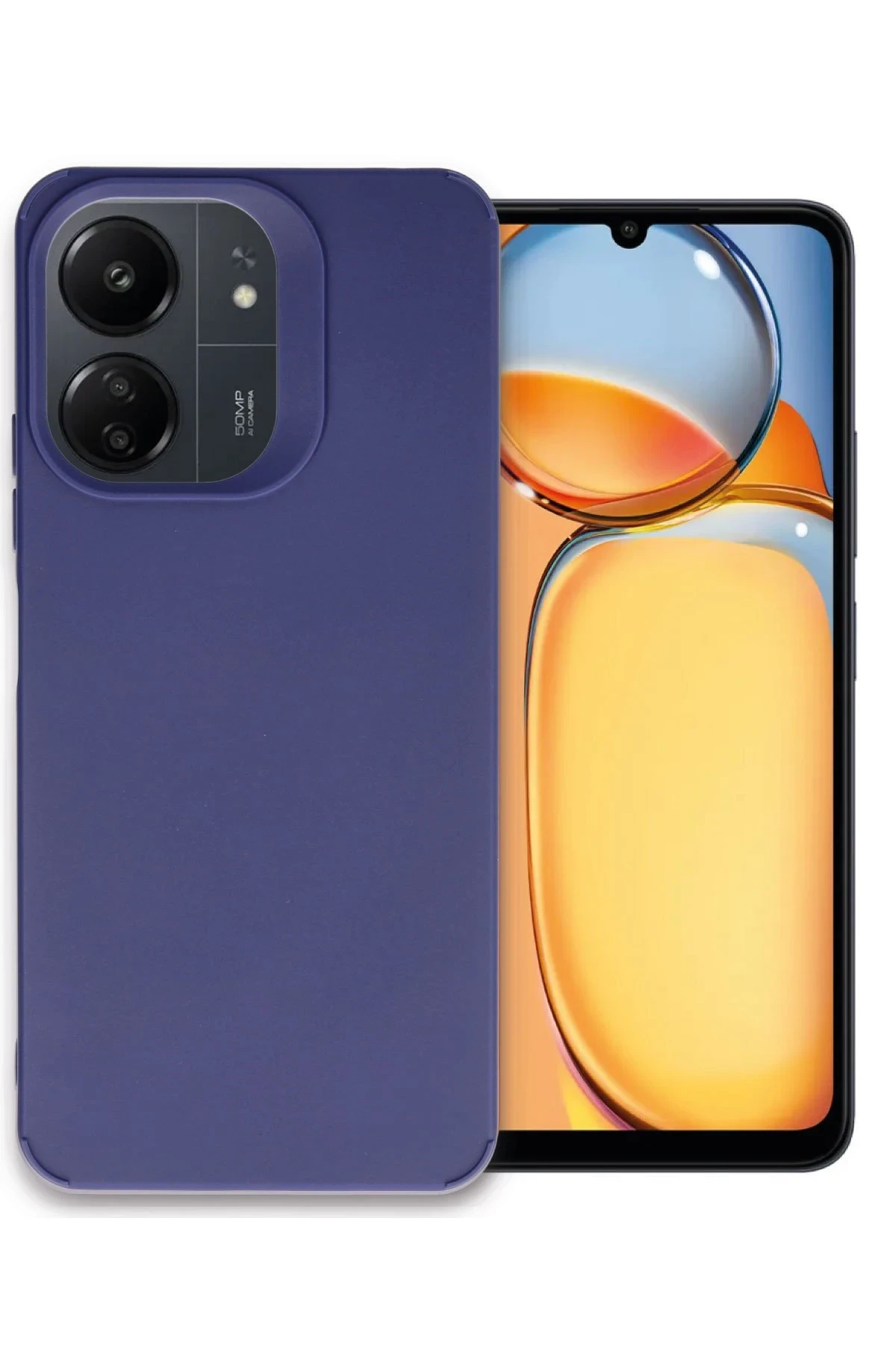 Newface Xiaomi Redmi 13C Kılıf Petro Silikon - Lacivert