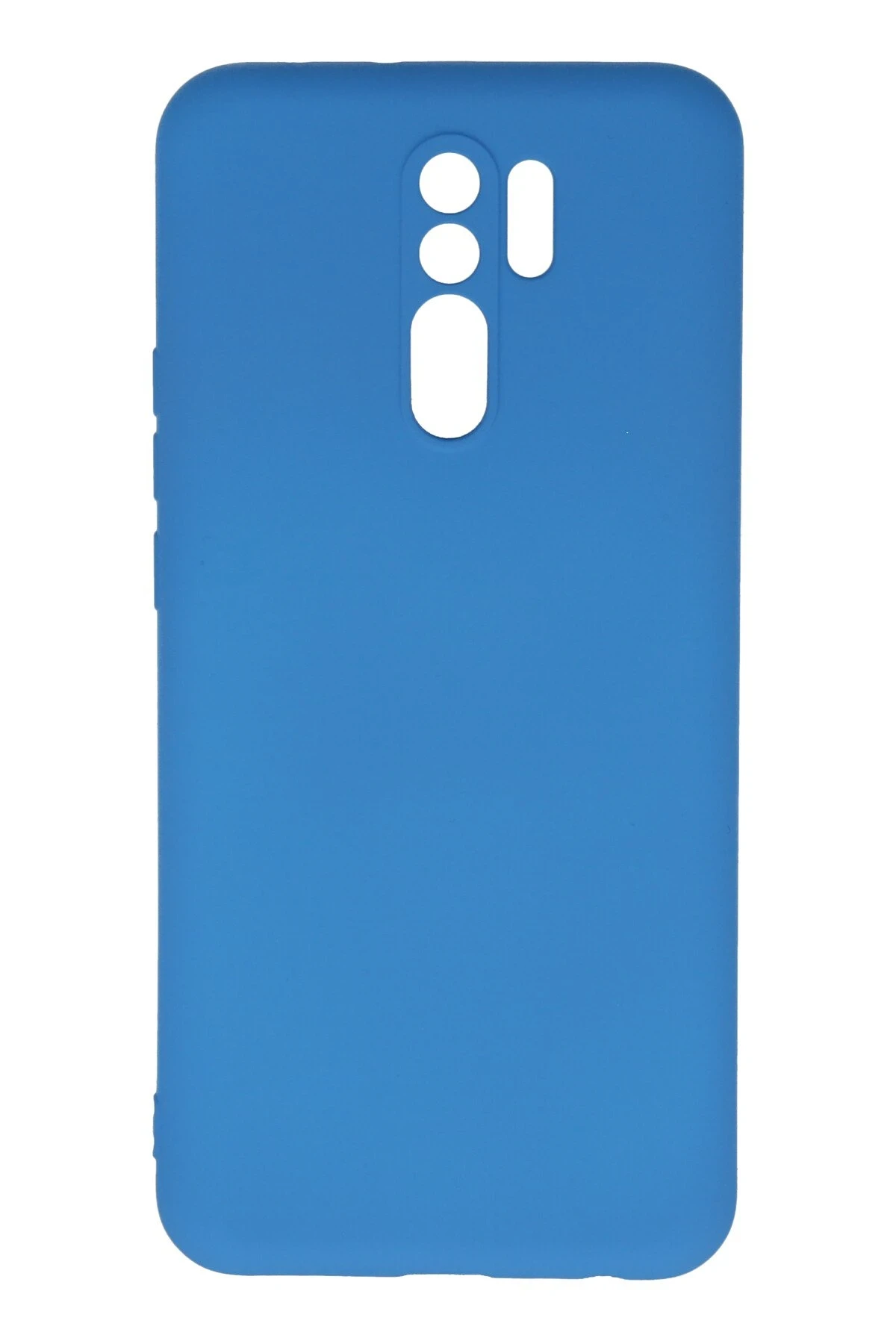 Newface Xiaomi Redmi 9 Kılıf Nano içi Kadife Silikon - Mavi