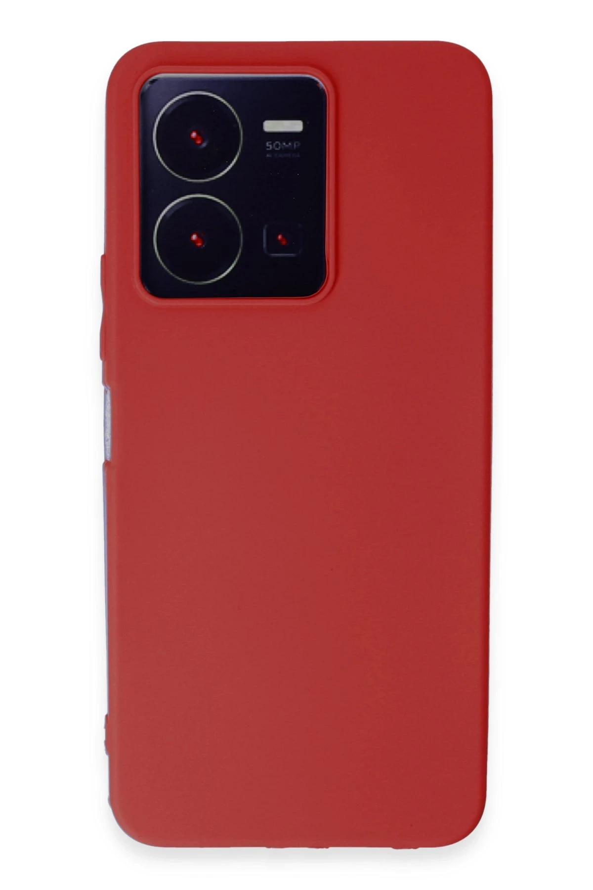Newface Vivo Y35 Kılıf First Silikon - Kırmızı