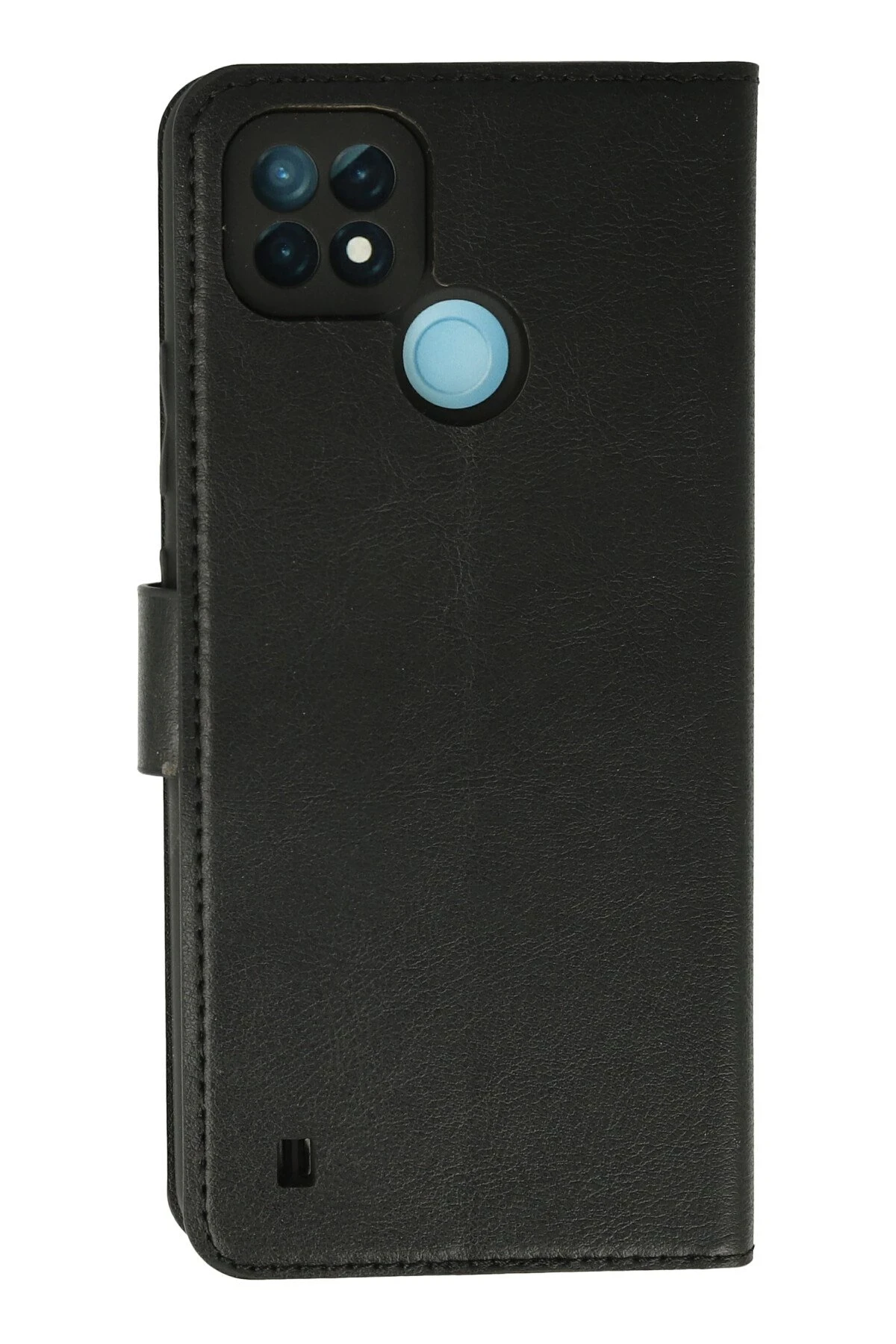 Newface Realme C21 Kılıf Trend S Plus Kapaklı Kılıf - Siyah