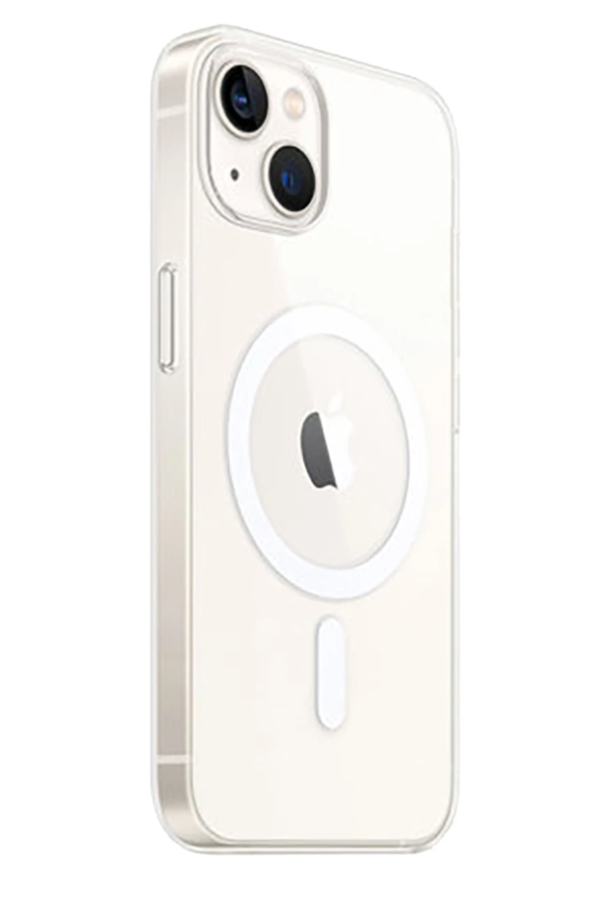 Newface iPhone 15 Plus Kılıf Magneticsafe Şeffaf Silikon - Şeffaf