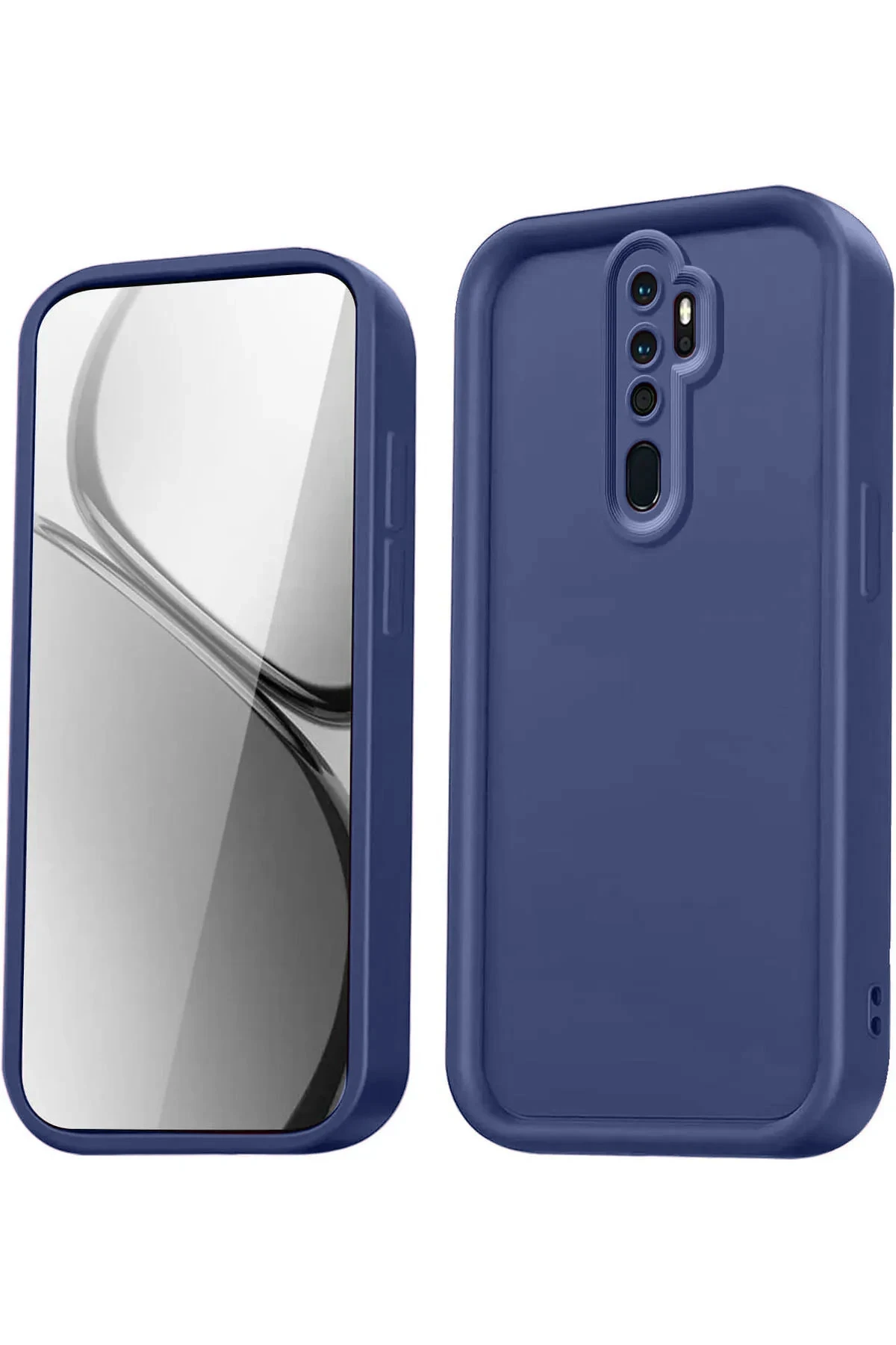Newface Xiaomi Redmi Note 8 Pro Kılıf Viera Silikon - Lacivert