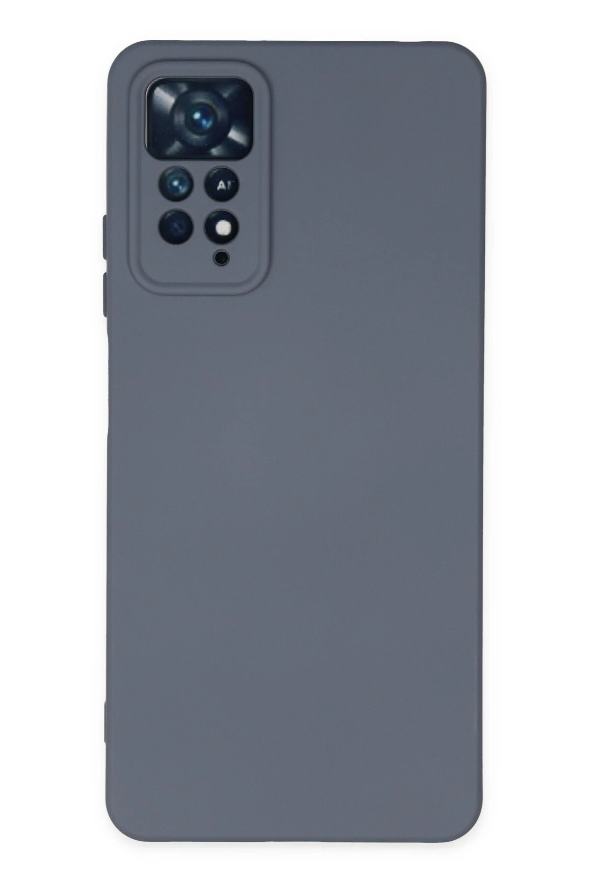 Newface Xiaomi Redmi Note 11 Pro Kılıf Nano içi Kadife Silikon - Gri