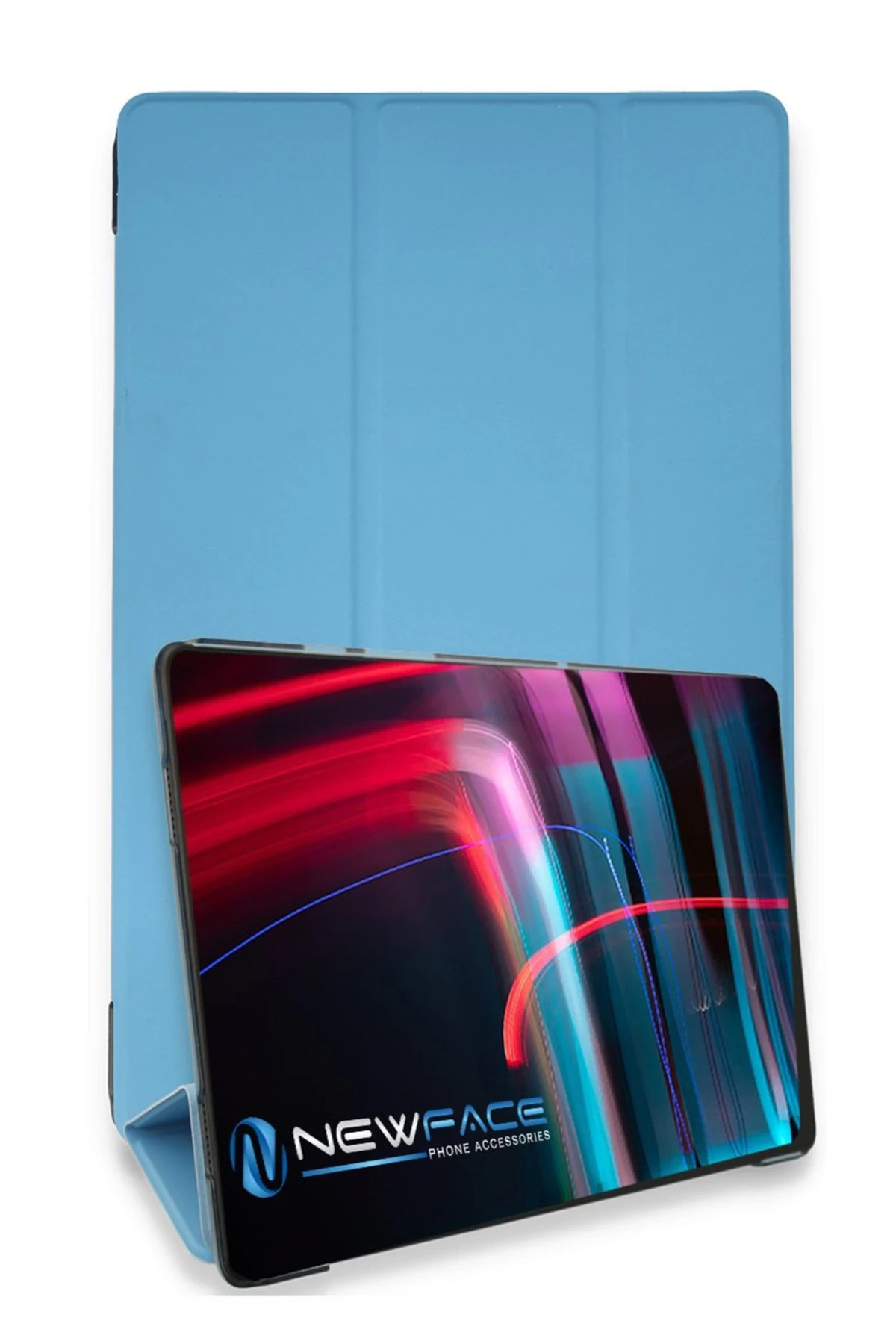 Newface iPad Mini 3 Kılıf Tablet Smart Kılıf - Mavi