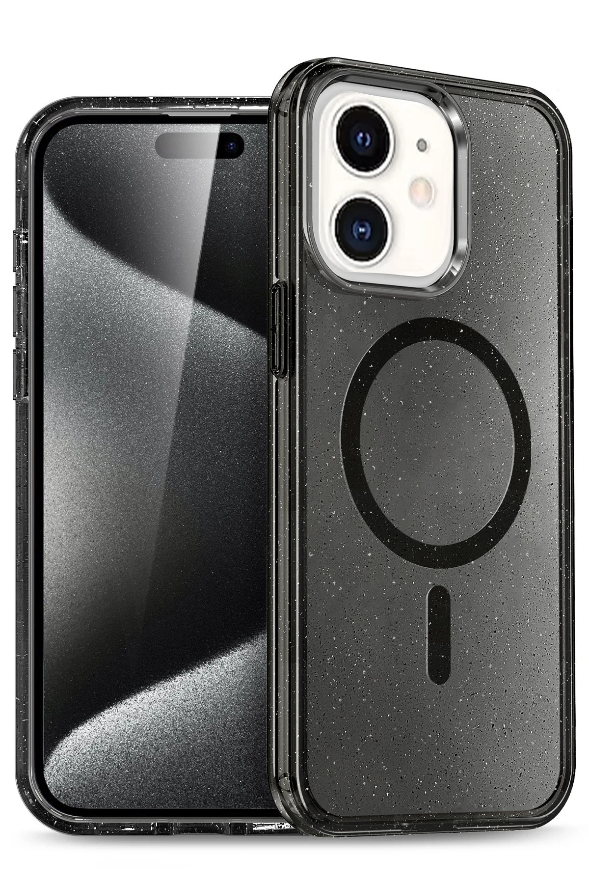 Newface iPhone 11 Kılıf Glow Magsafe Kapak - Siyah
