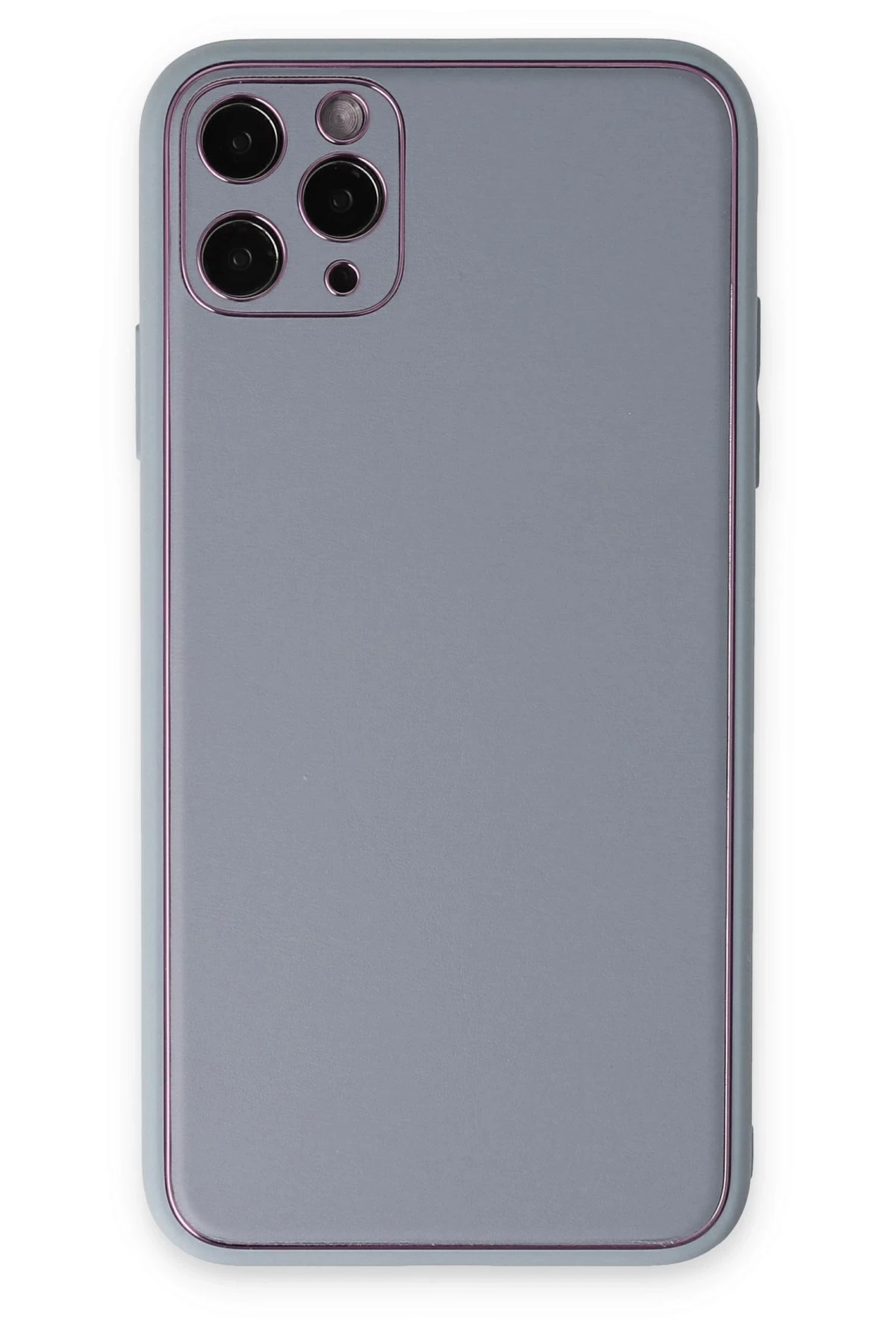 Newface iPhone 11 Pro Kılıf Coco Deri Silikon Kapak - Turkuaz