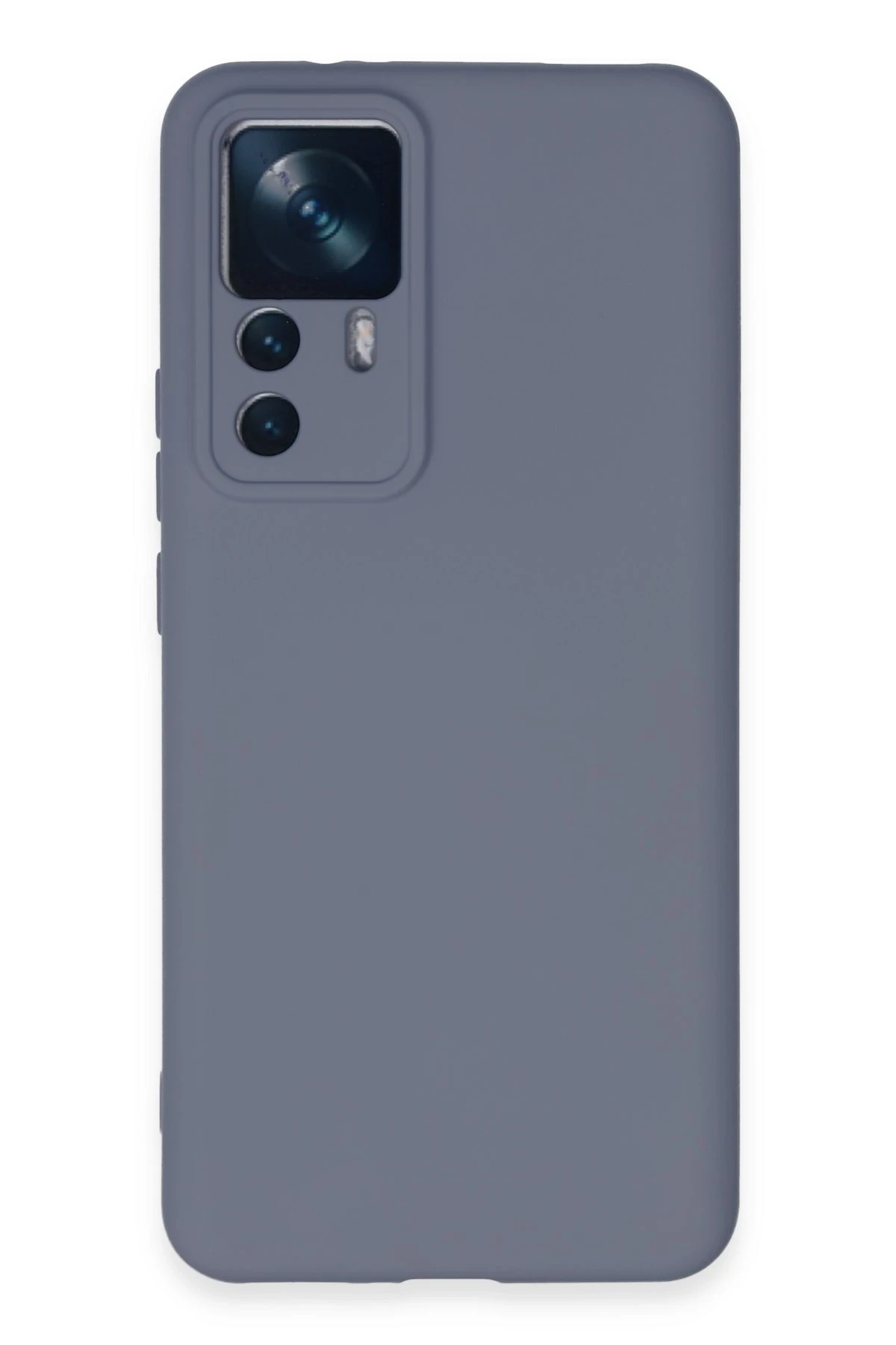 Newface Xiaomi Mi 12T Pro Kılıf Nano içi Kadife Silikon - Gri