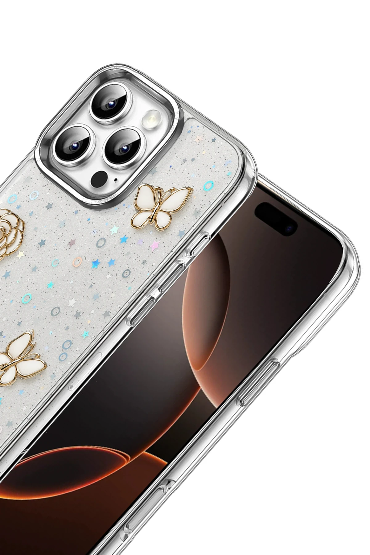 Newface Samsung Galaxy S23 FE Fiyonk Desenli Kapak - Desen 2