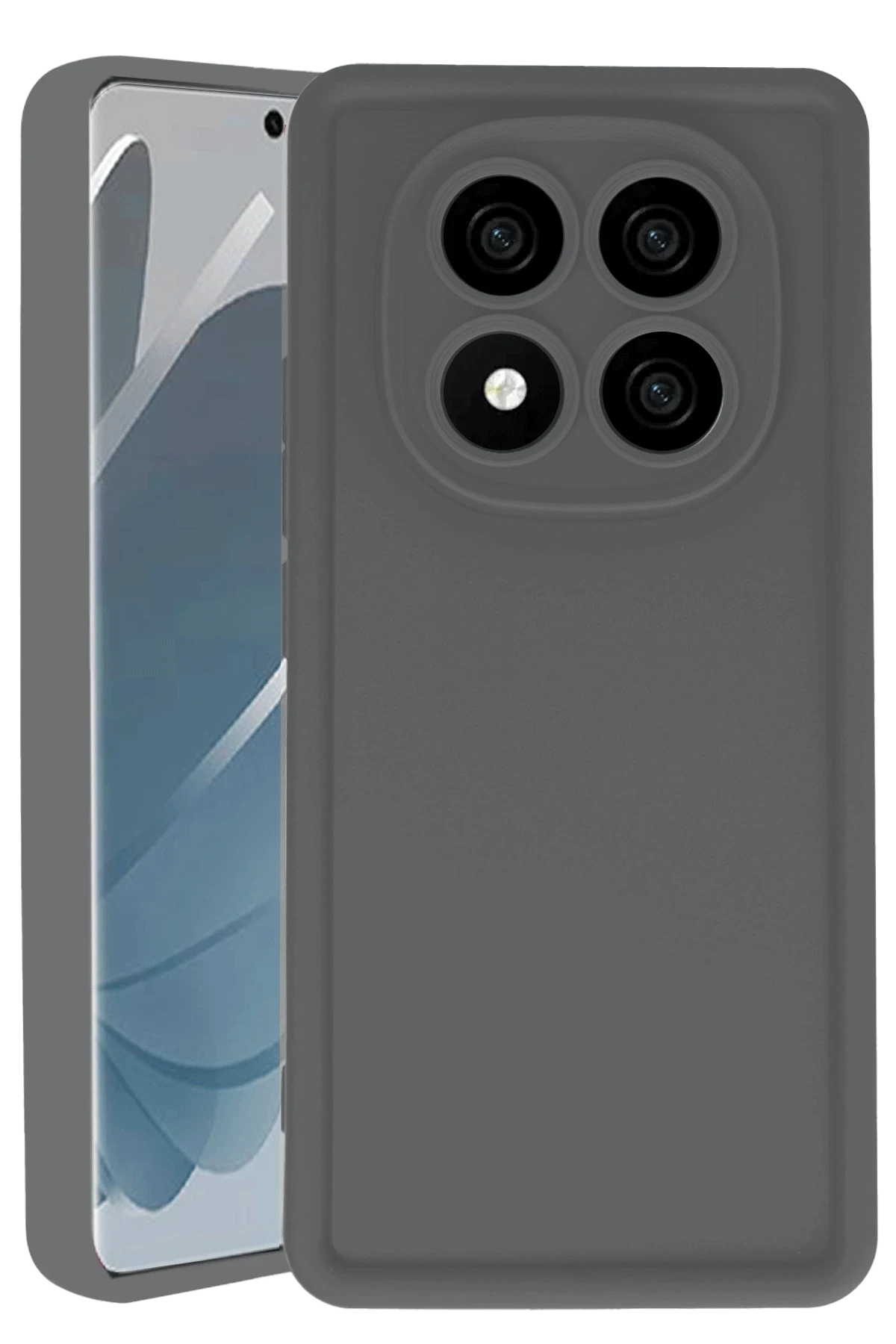 Newface Xiaomi Redmi Note 14 Pro 4G Kılıf Viera Silikon - Gri