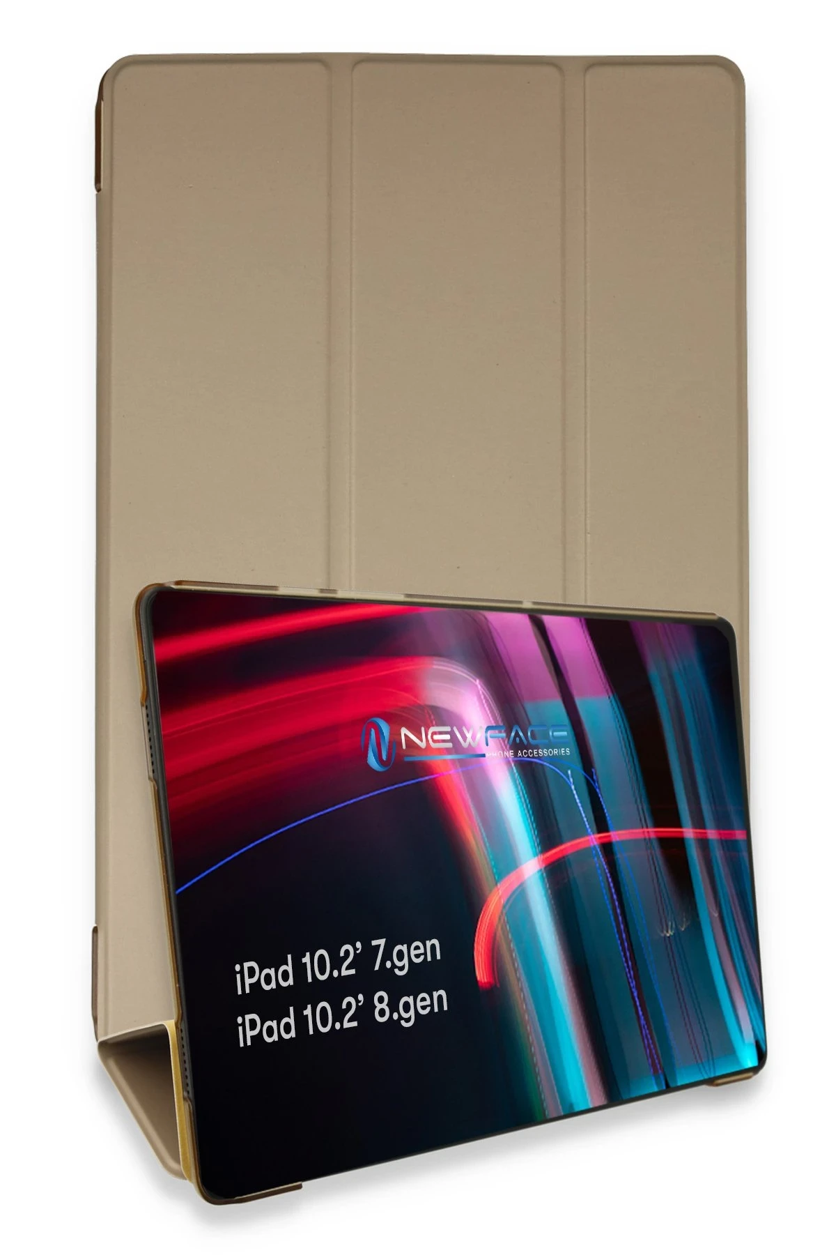 Newface iPad 10.2 (7.nesil) Kılıf Tablet Smart Kılıf - Gold