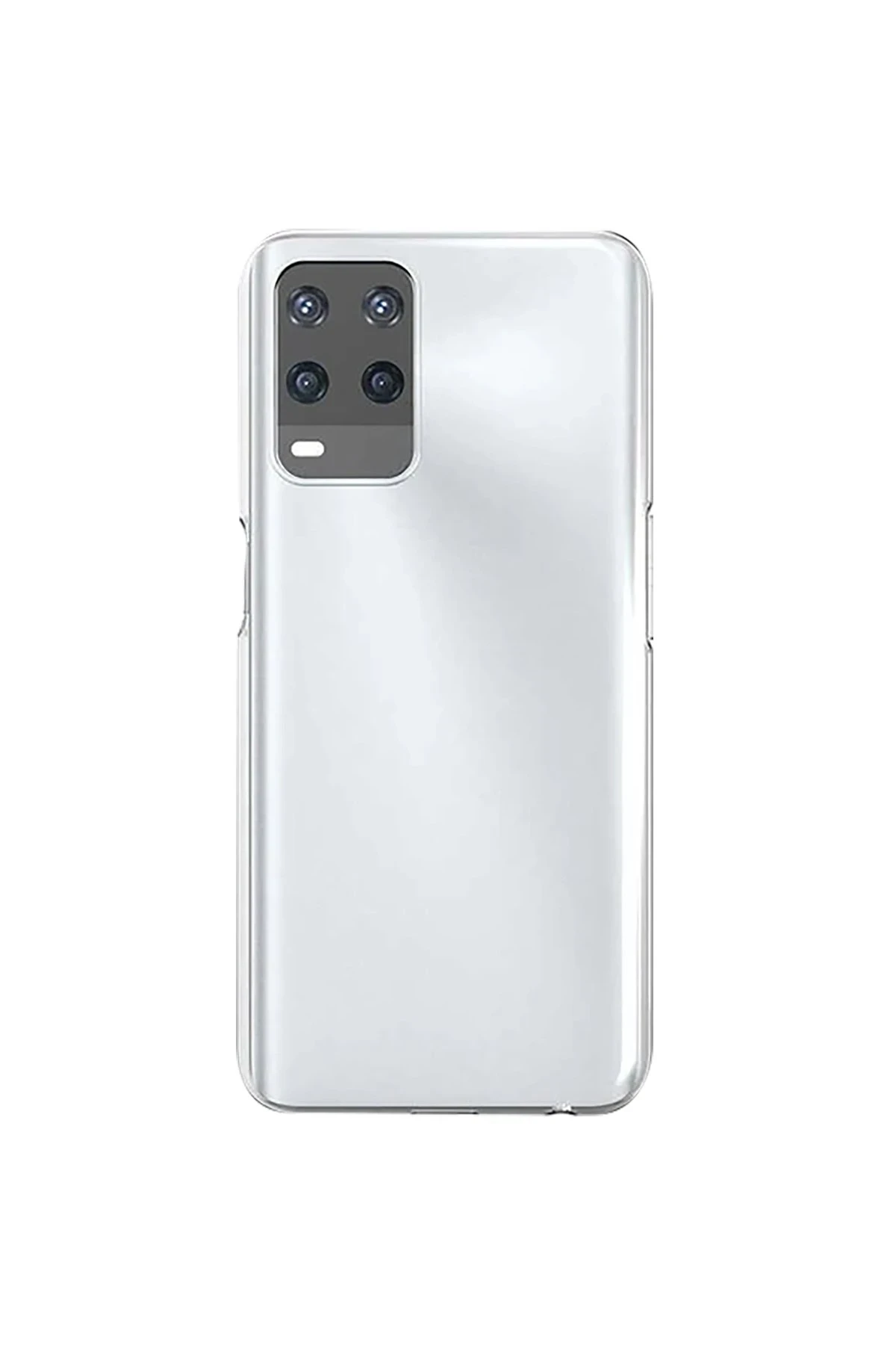 Newface Oppo A54 4G Kılıf Deluxe 2mm Şeffaf Silikon - Şeffaf