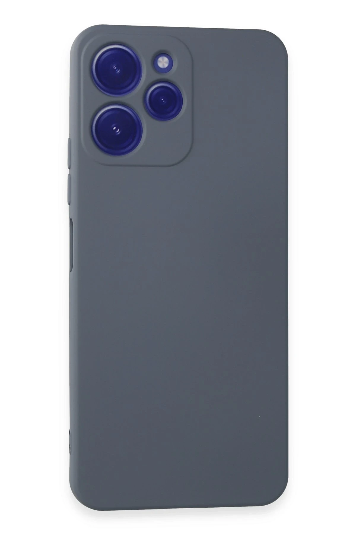 Newface Xiaomi Redmi 12 Kılıf Nano içi Kadife Silikon - Gri