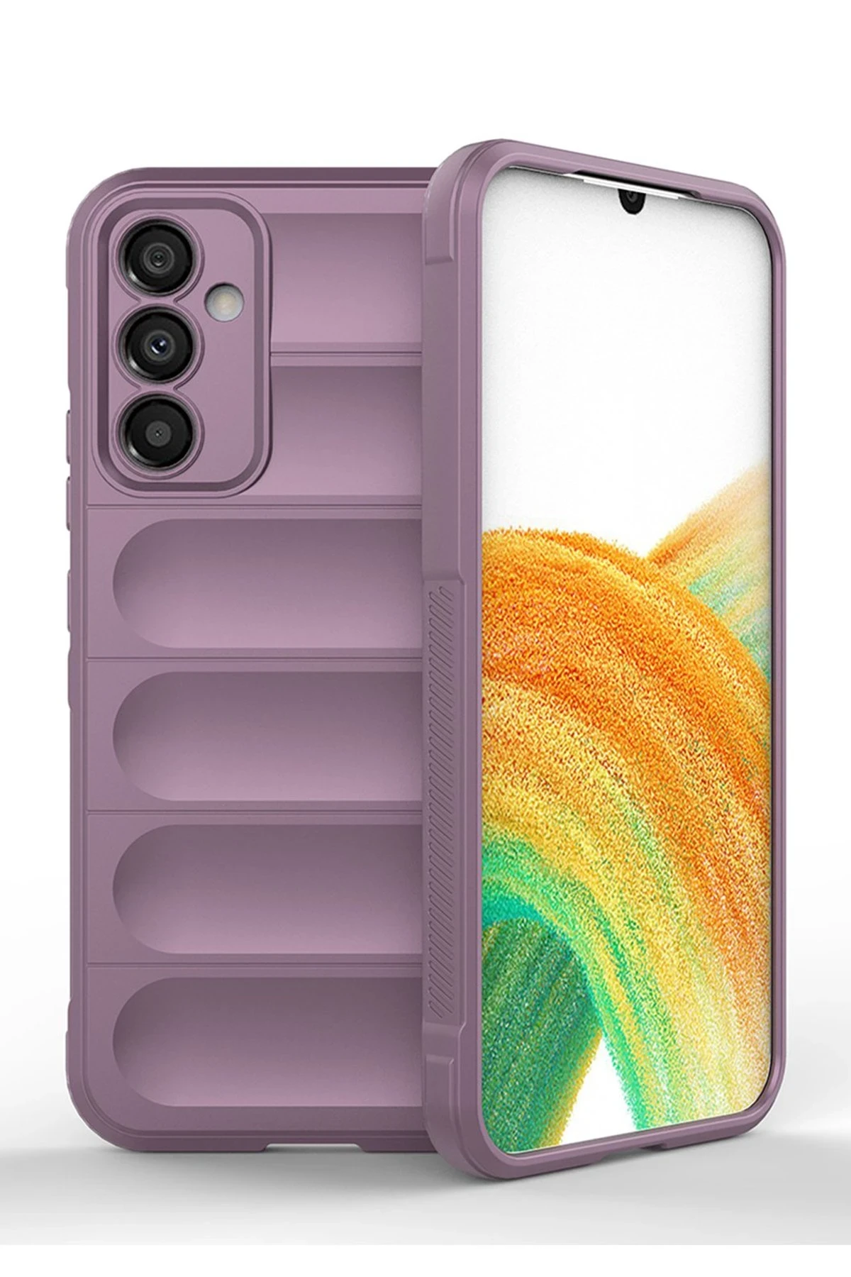 Newface Samsung Galaxy A05S Kılıf Optimum Silikon - Mor