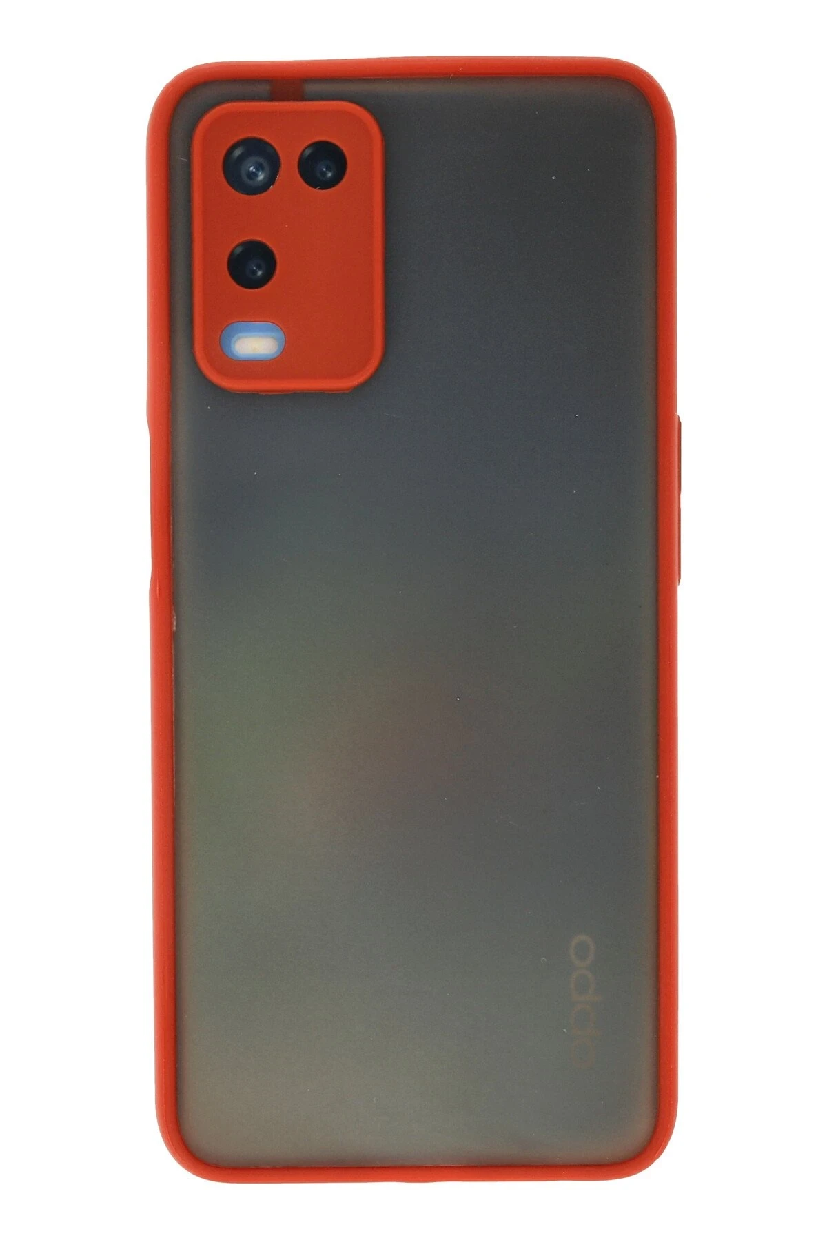 Newface Oppo A54 4G Kılıf Montreal Silikon Kapak - Kırmızı
