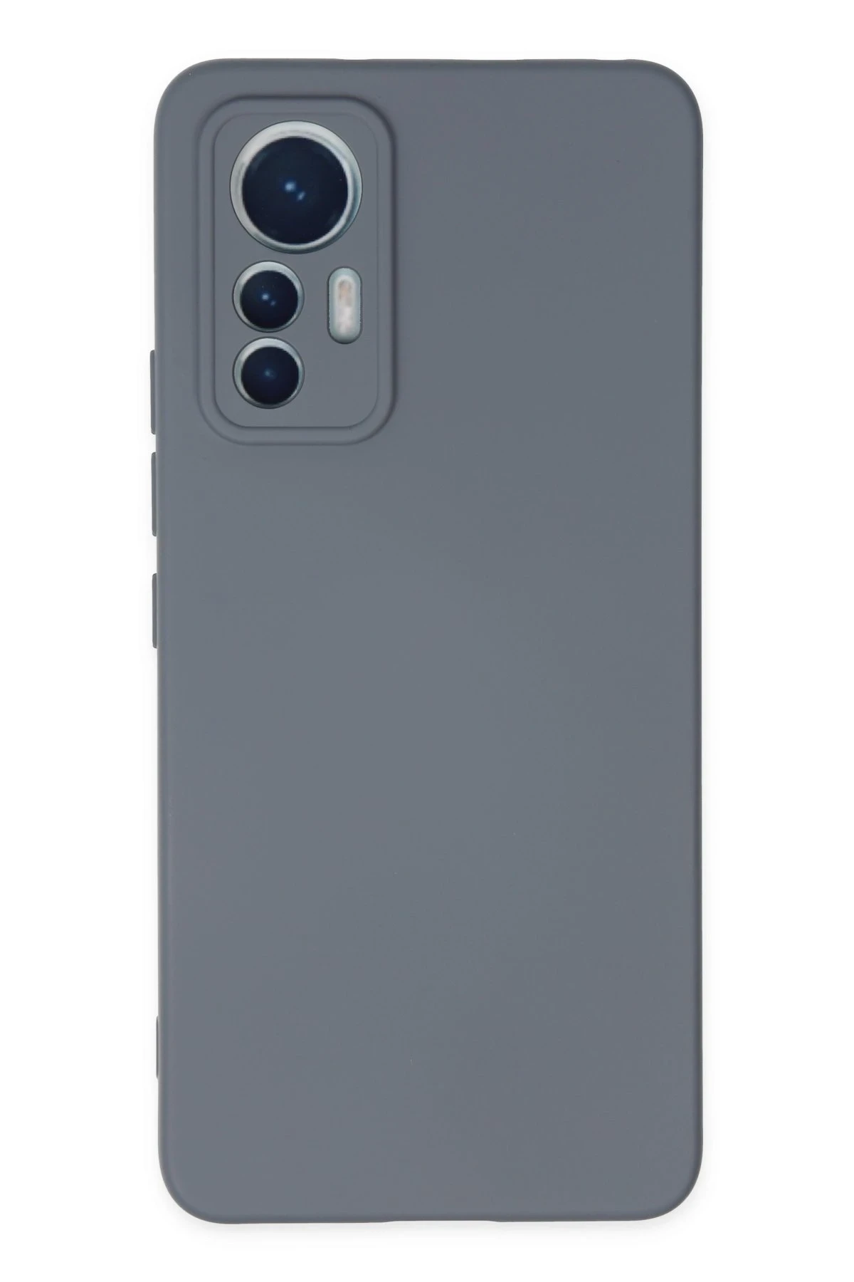 Newface Xiaomi Mi 12 Lite Kılıf Nano içi Kadife Silikon - Gri