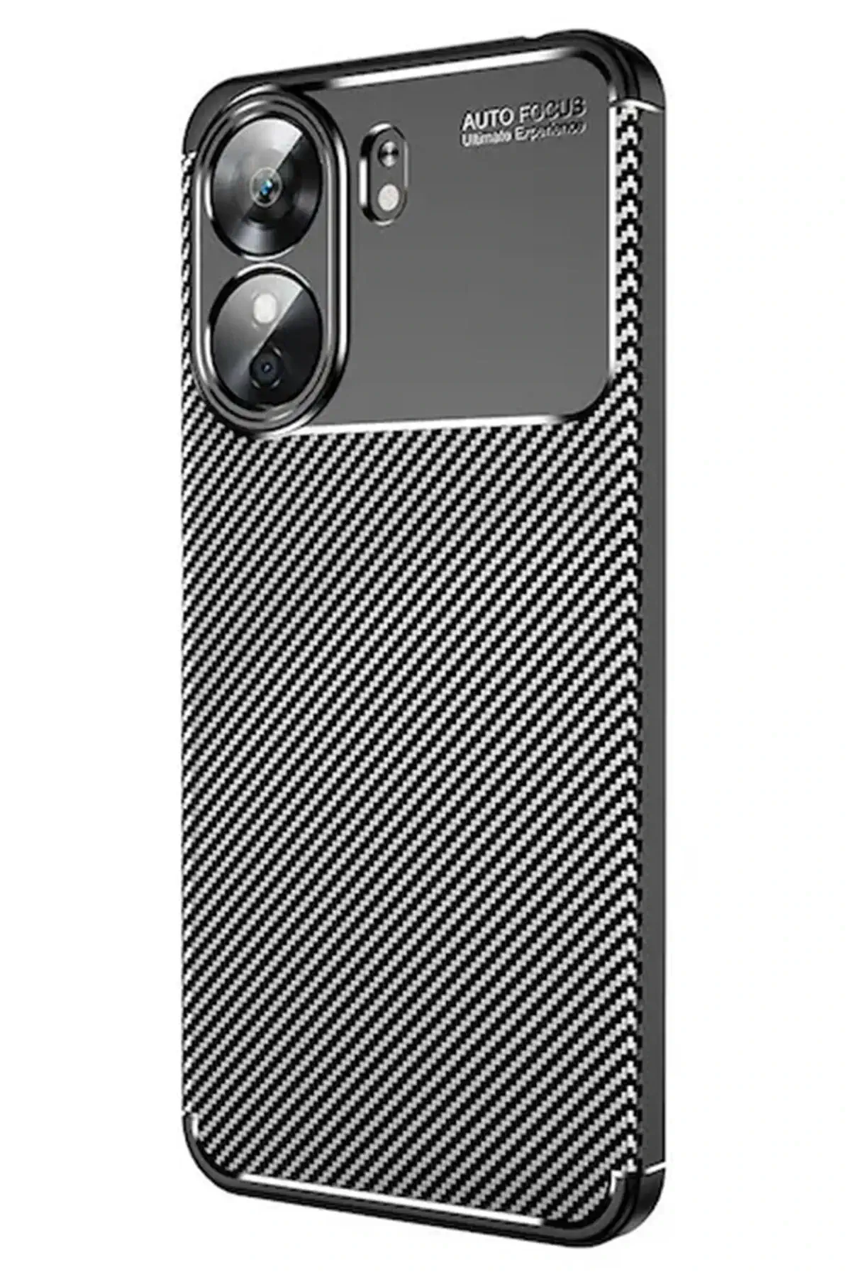 Newface Xiaomi Redmi 13C Kılıf Auto Focus Karbon Kapak - Siyah