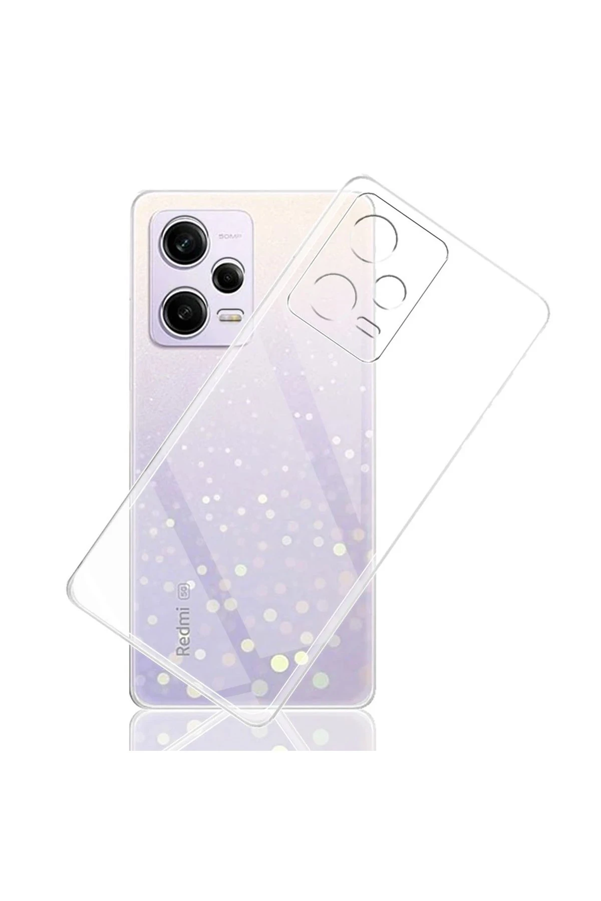 Newface Xiaomi Redmi Note 12 Pro 5G Kılıf Lüx Şeffaf Silikon