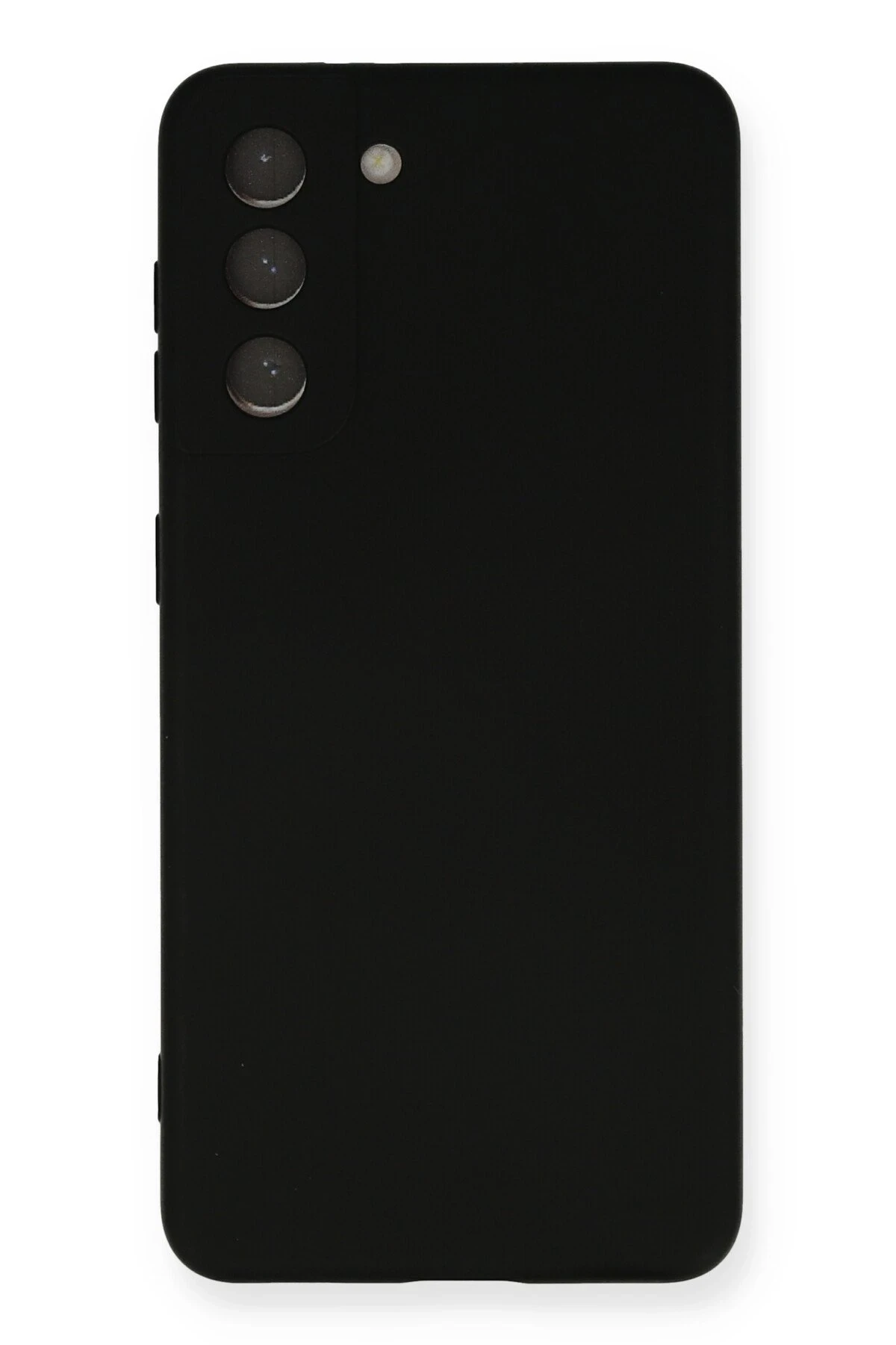 Newface Samsung Galaxy S21 FE Kılıf Nano içi Kadife Silikon - Siyah