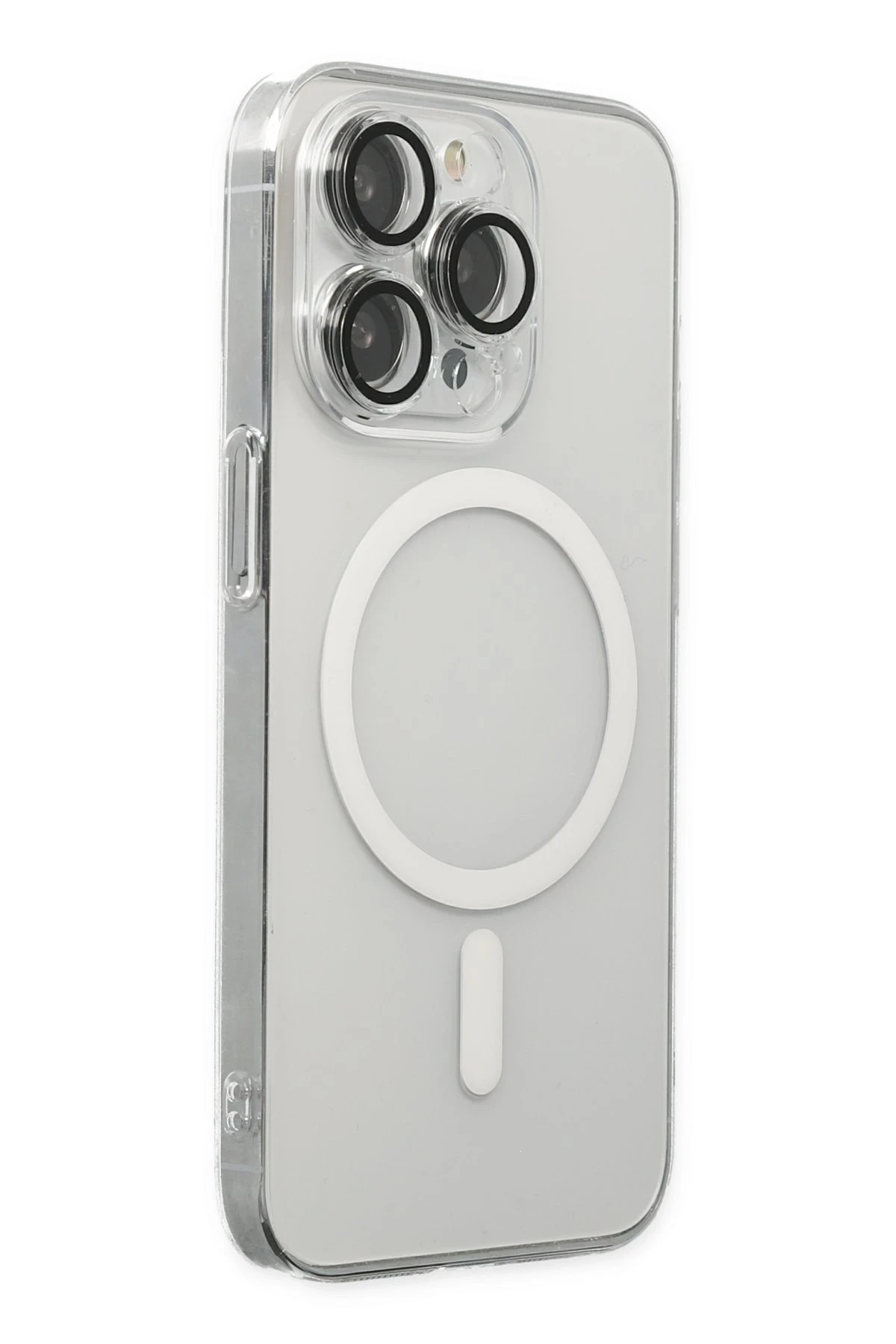 Newface iPhone 14 Pro Kılıf Kaou Magneticsafe Slim Kapak - Şeffaf
