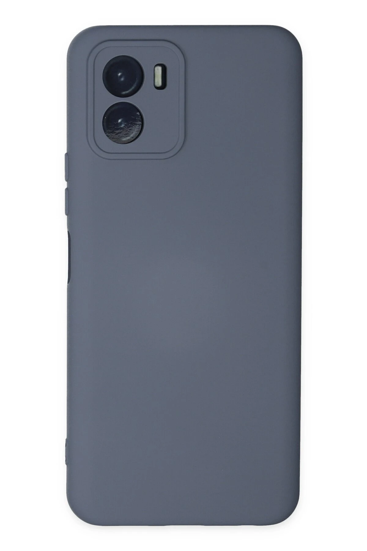 Newface Vivo Y15S Kılıf Nano içi Kadife Silikon - Gri