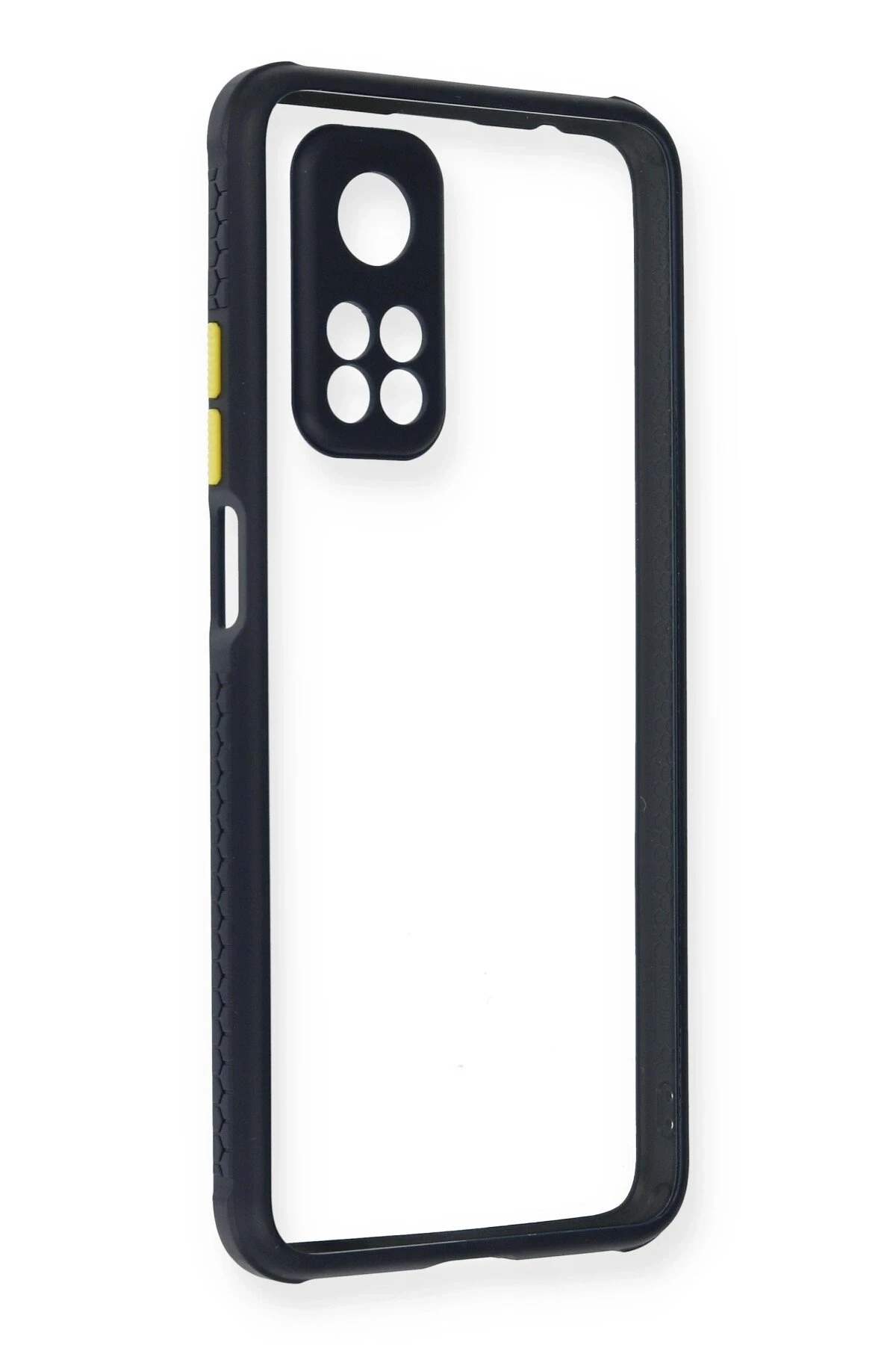 Newface Xiaomi Mi 10T Pro Kılıf Miami Şeffaf Silikon - Lacivert