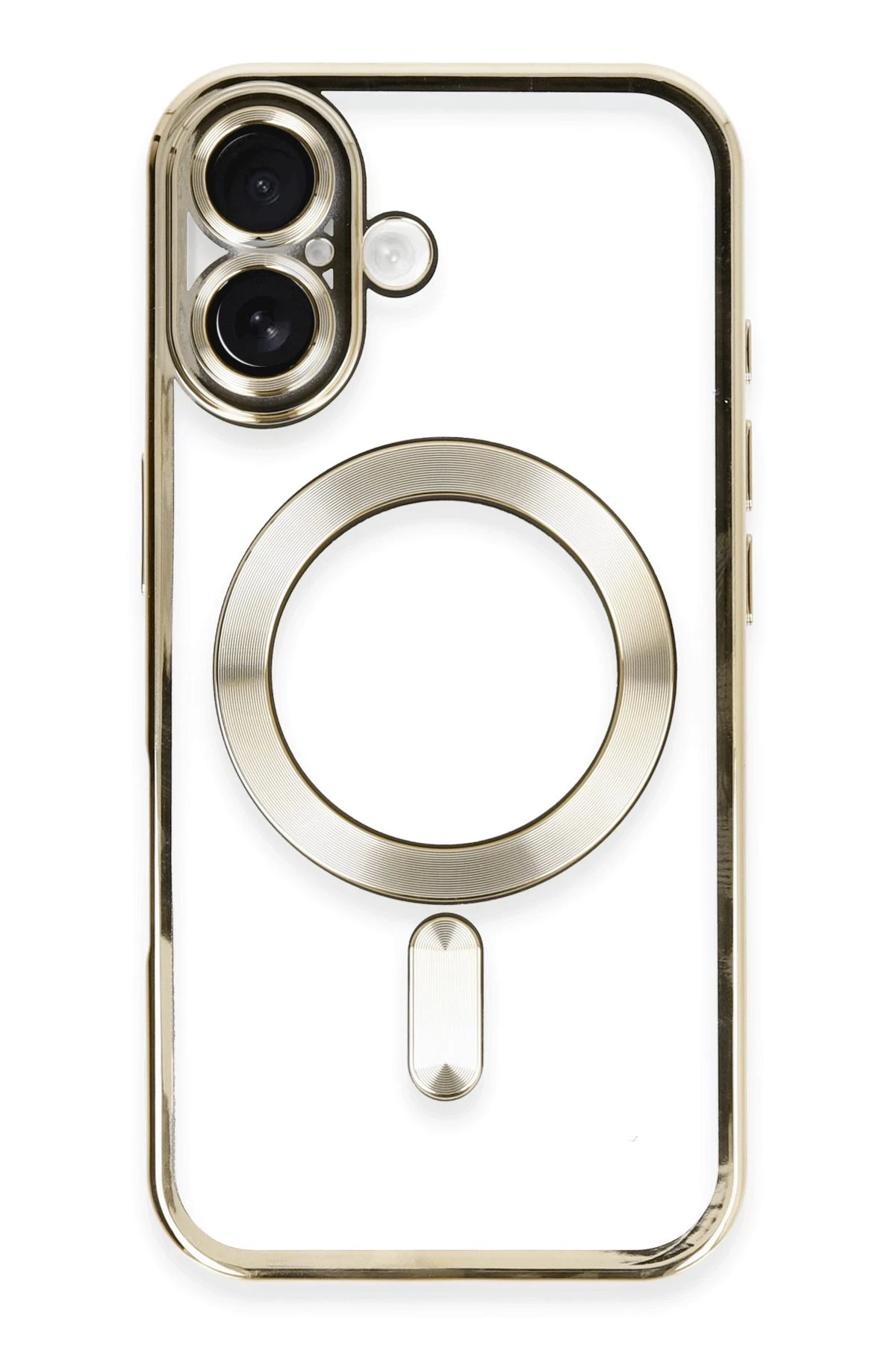 Newface iPhone 16 Kılıf Kross Magneticsafe Kapak - Gold