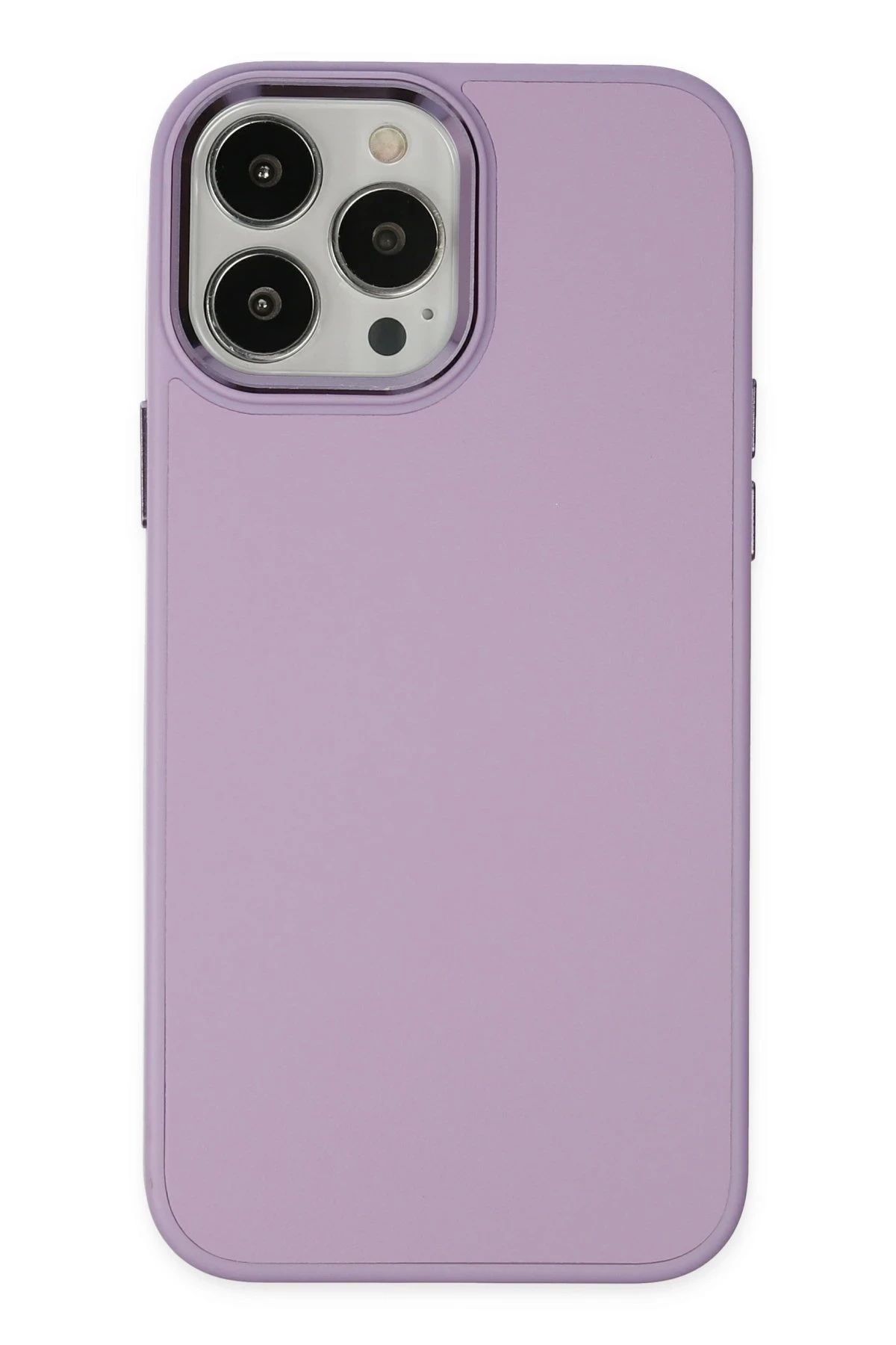 Newface iPhone 13 Pro Kılıf Asya Deri Silikon - Lila