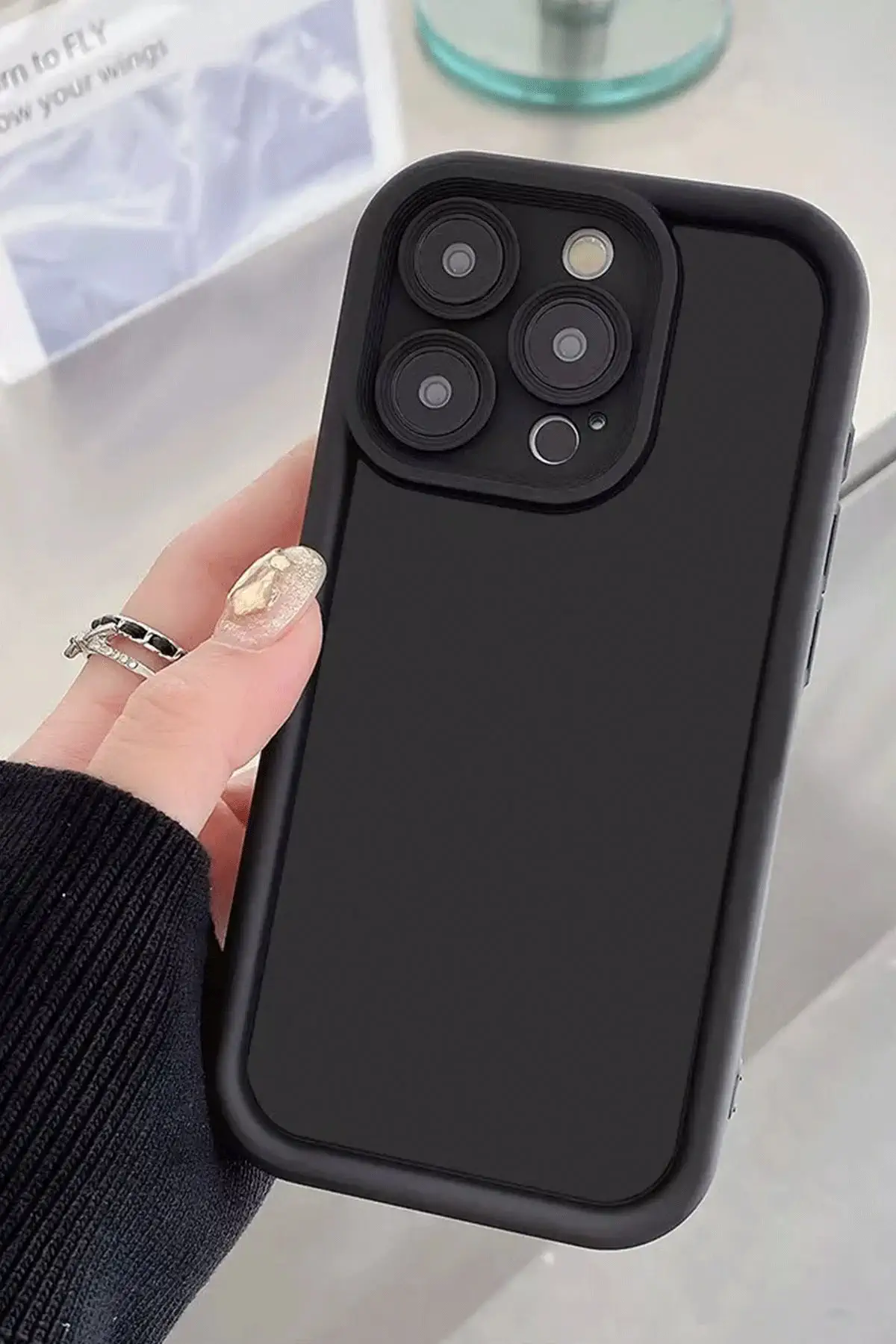 Newface iPhone 16 Kılıf Viera Silikon - Koyu Yeşil