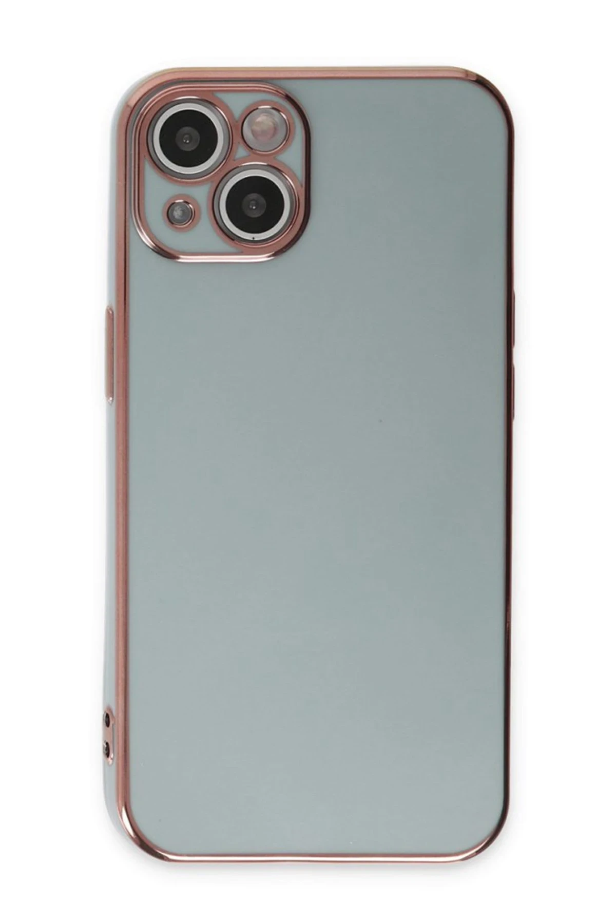 Newface iPhone 15 Kılıf Volet Silikon - Açık Yeşil