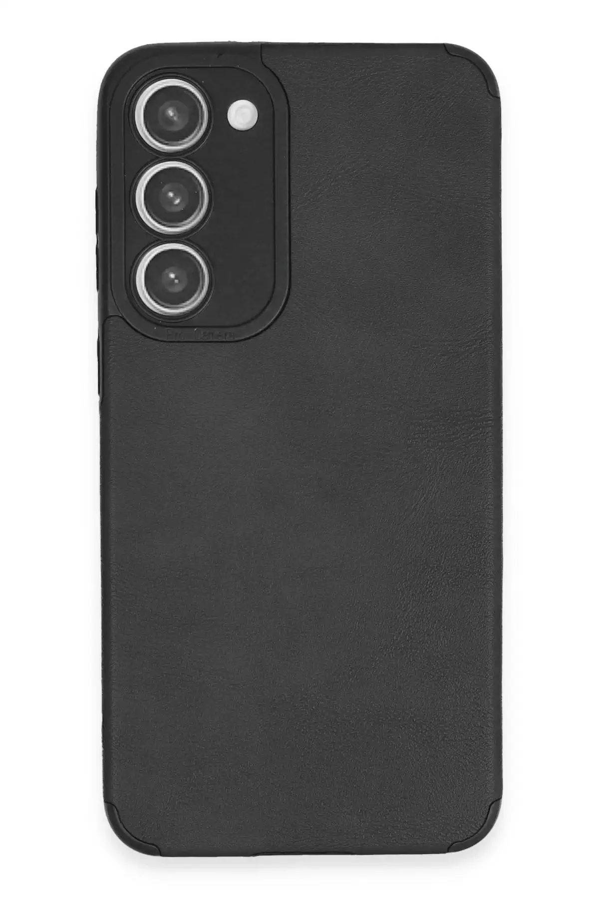 Newface Samsung Galaxy S23 Kılıf Loop Deri Silikon - Siyah