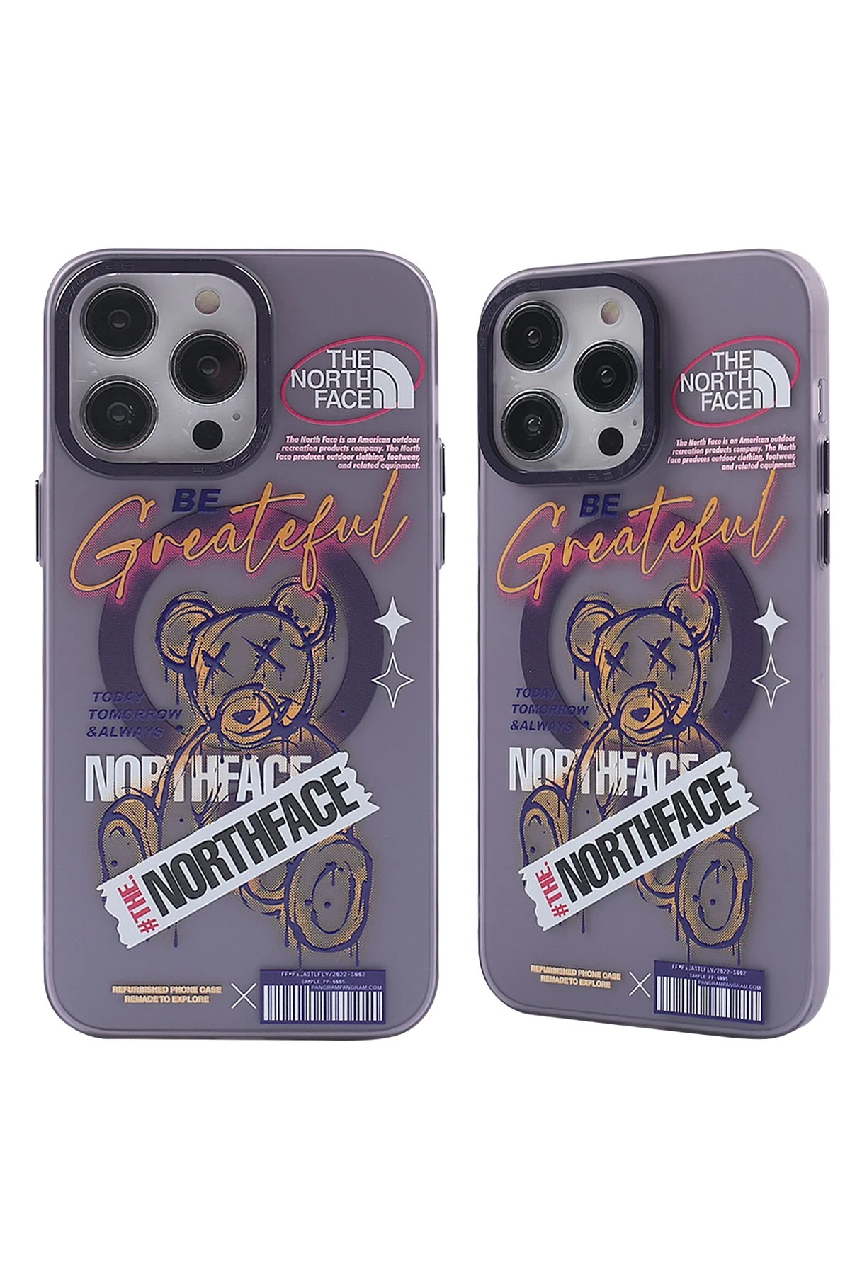 Newface iPhone 13 Pro Kılıf Apollo Magneticsafe Desenli Kapak - Apollo Mor - 2