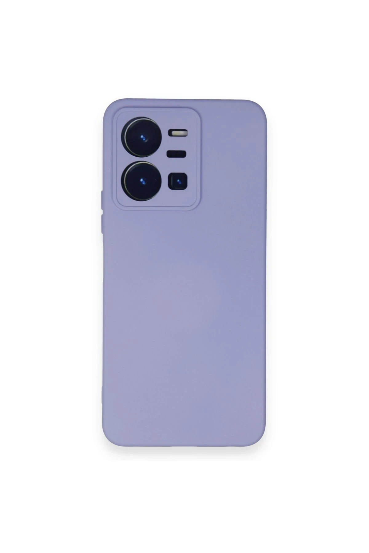Newface Vivo Y35 Kılıf Nano içi Kadife Silikon - Lila