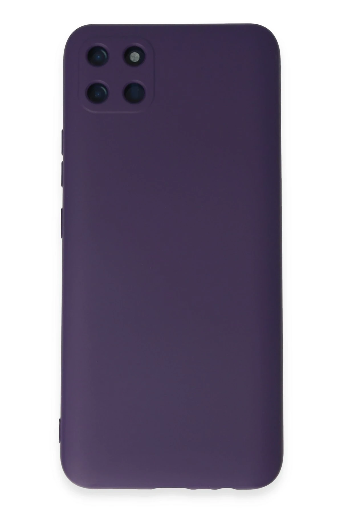 Newface Realme C11 Kılıf Nano içi Kadife Silikon - Mor