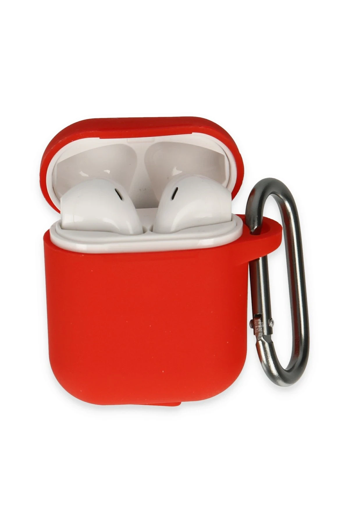 Newface Airpods 2 (2.nesil) Hang Kılıf - Kırmızı