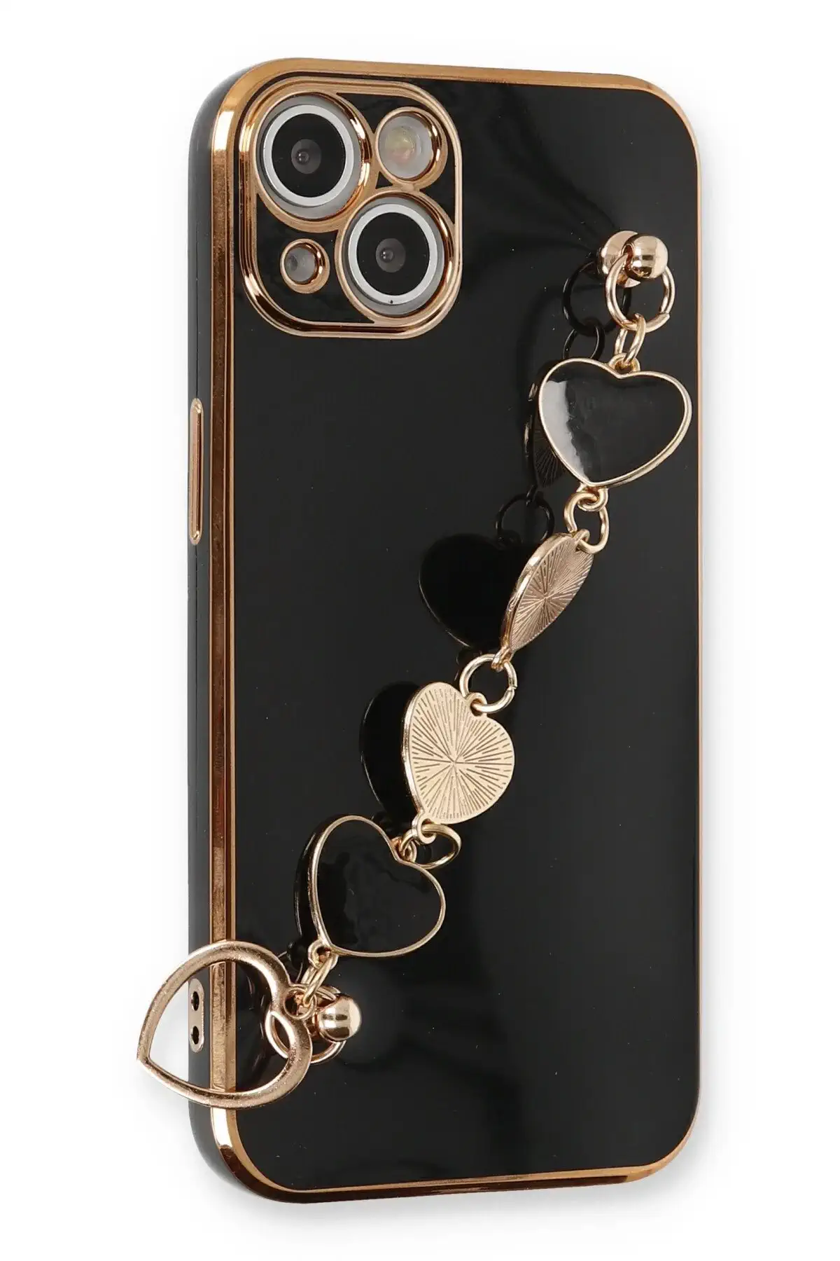 Newface iPhone 14 Kılıf Esila Silikon - Siyah