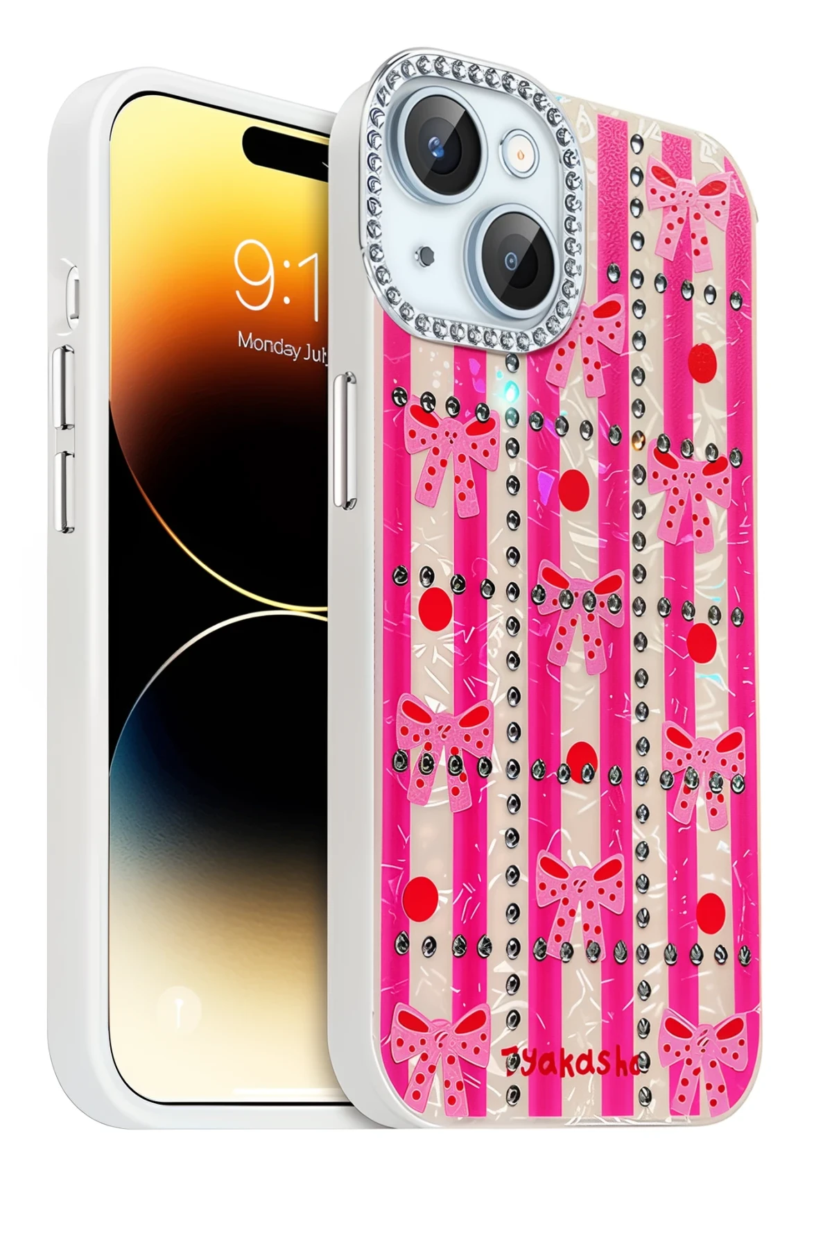 Newface Apple iPhone 14 Deco Desenli Kapak - Desen 4
